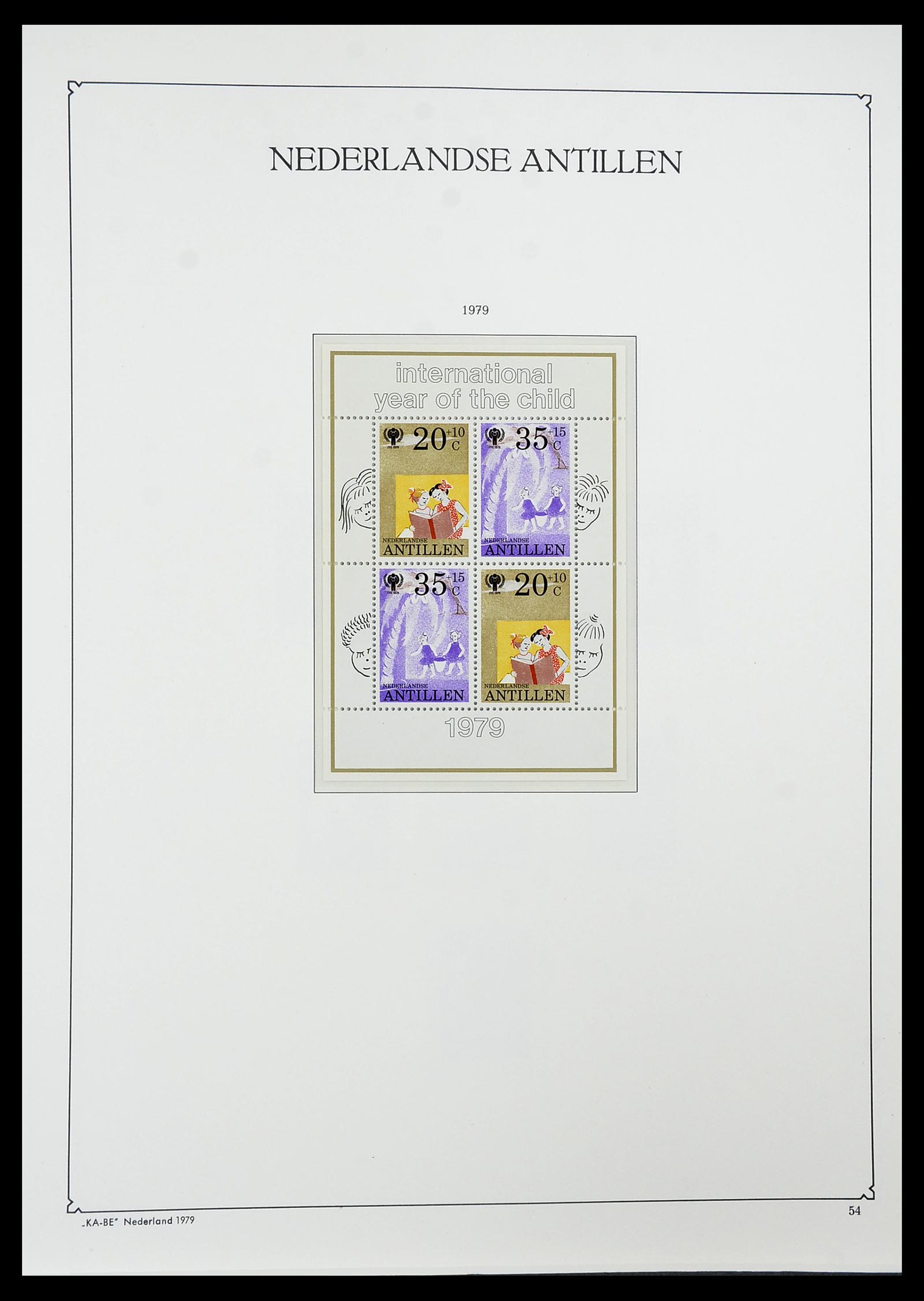 34593 054 - Postzegelverzameling 34593 Nederlandse Antillen 1949-2007.