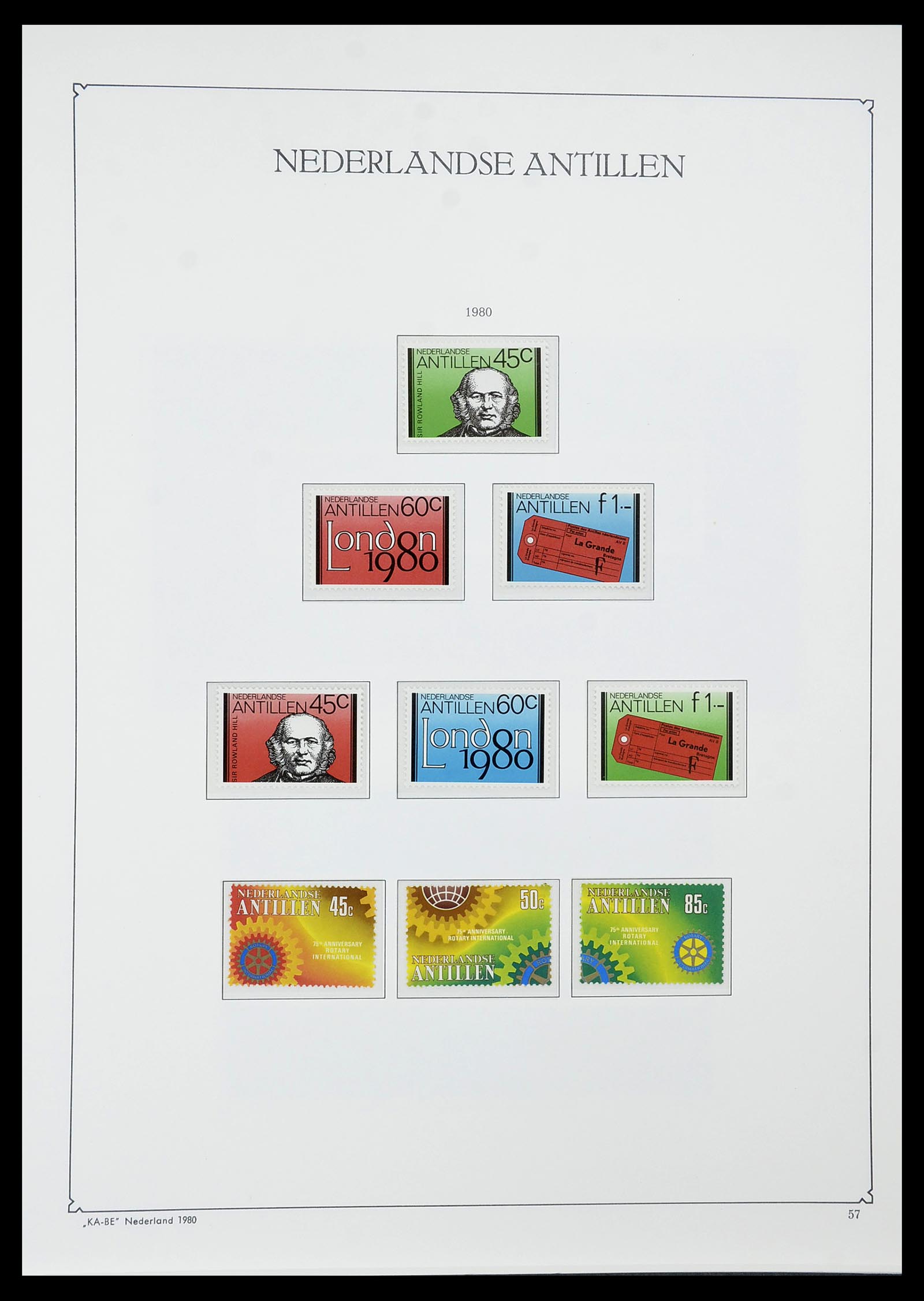 34593 057 - Stamp Collection 34593 Netherlands Antilles 1949-2007.