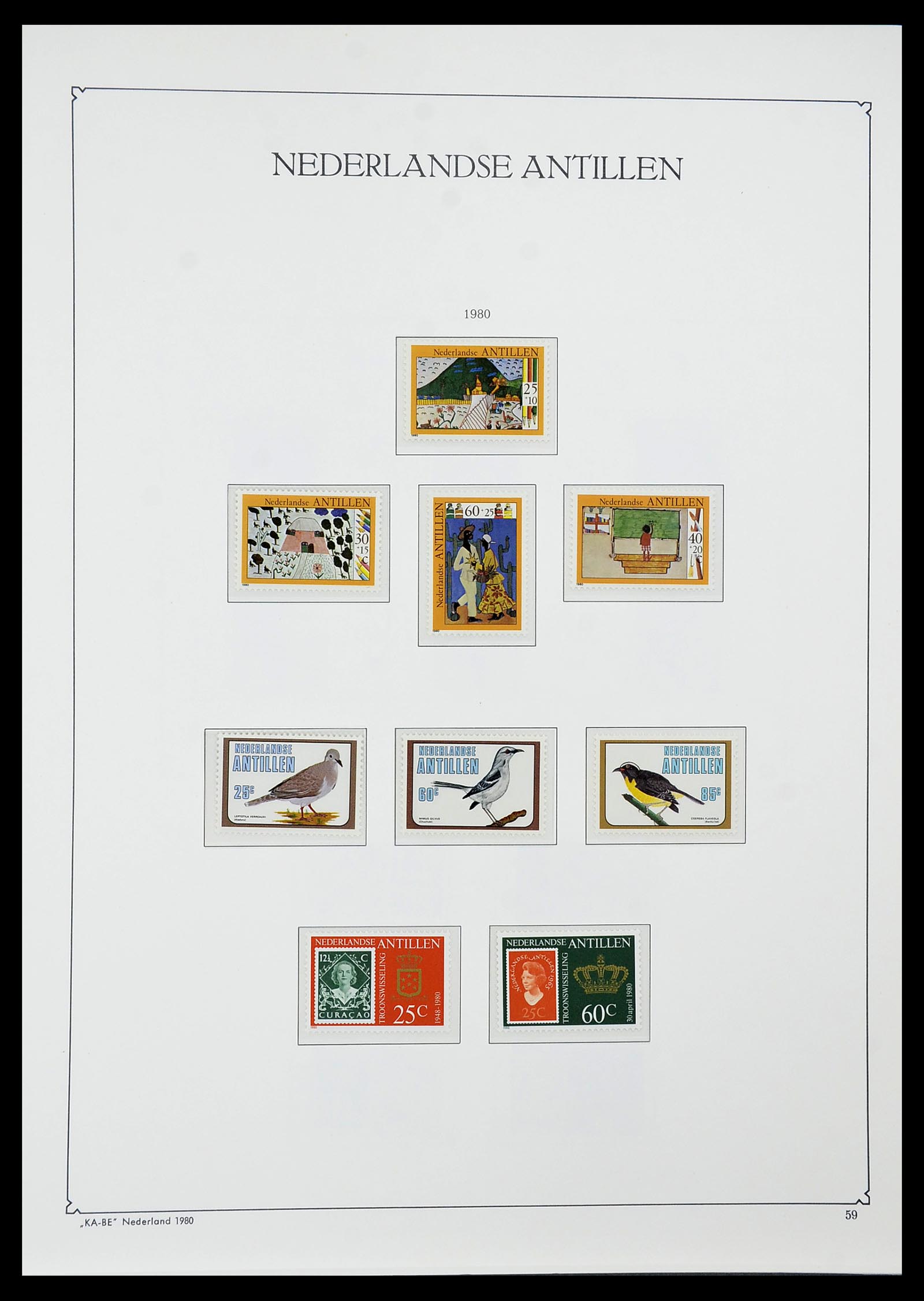 34593 059 - Stamp Collection 34593 Netherlands Antilles 1949-2007.