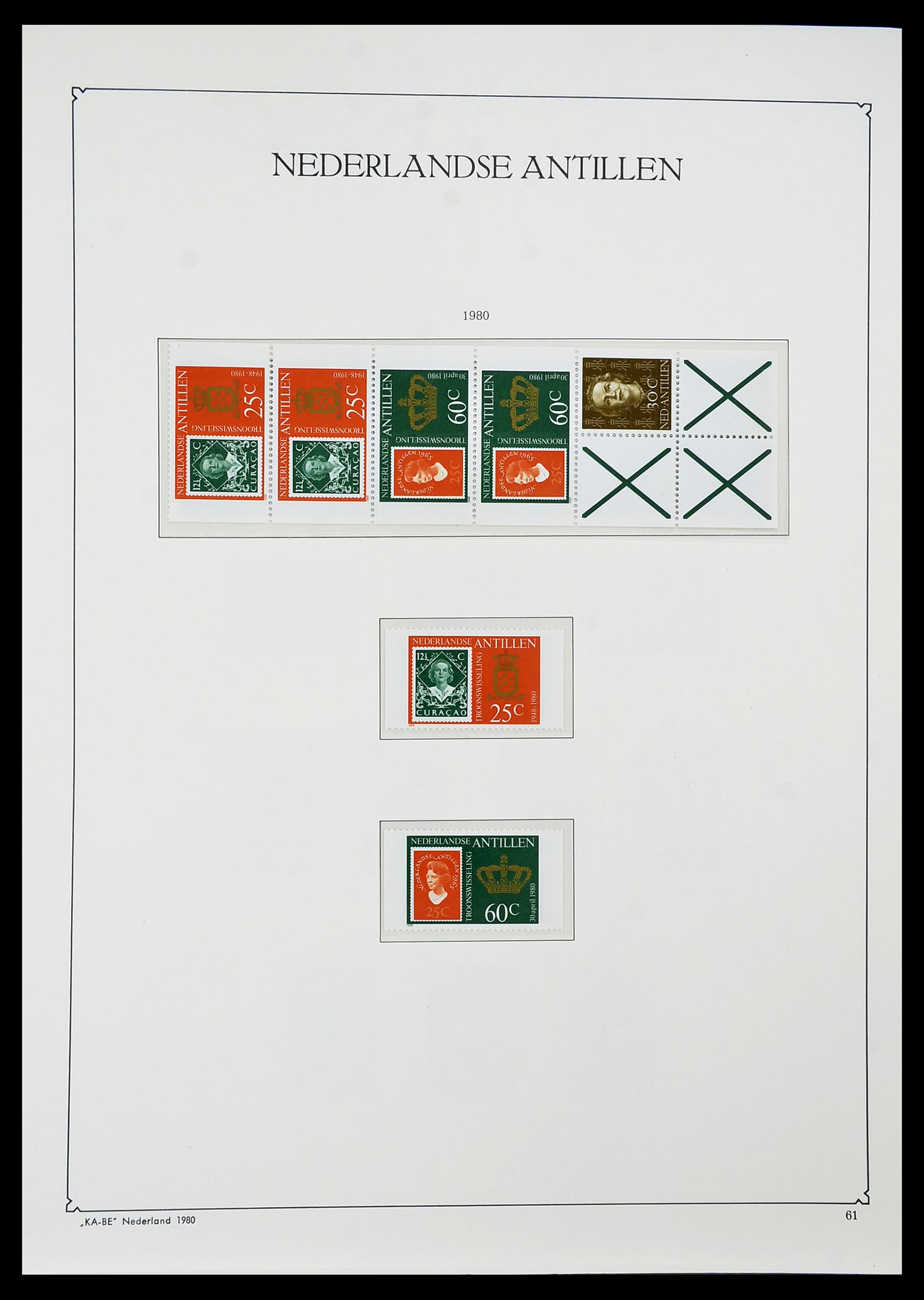 34593 061 - Postzegelverzameling 34593 Nederlandse Antillen 1949-2007.