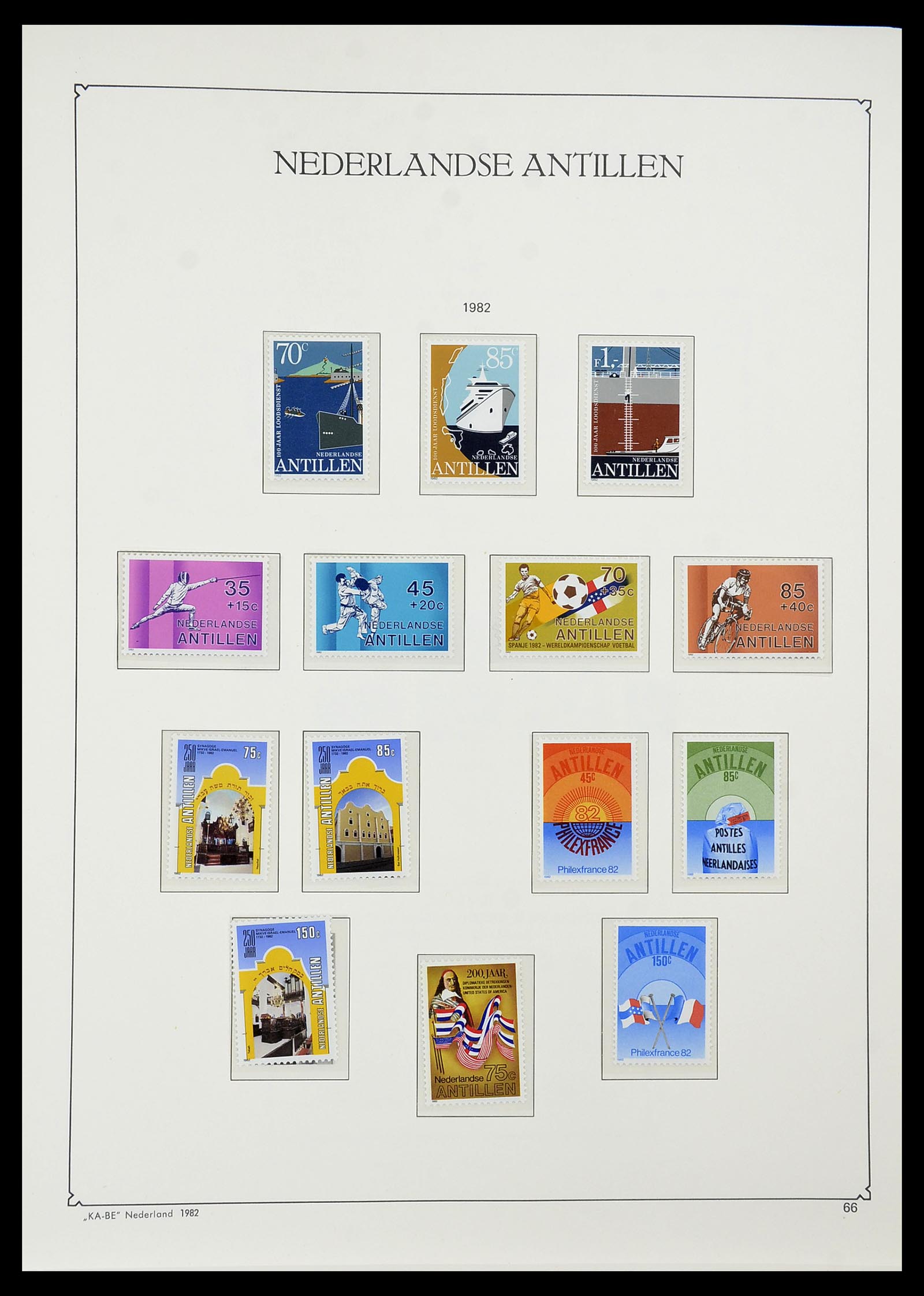 34593 066 - Stamp Collection 34593 Netherlands Antilles 1949-2007.