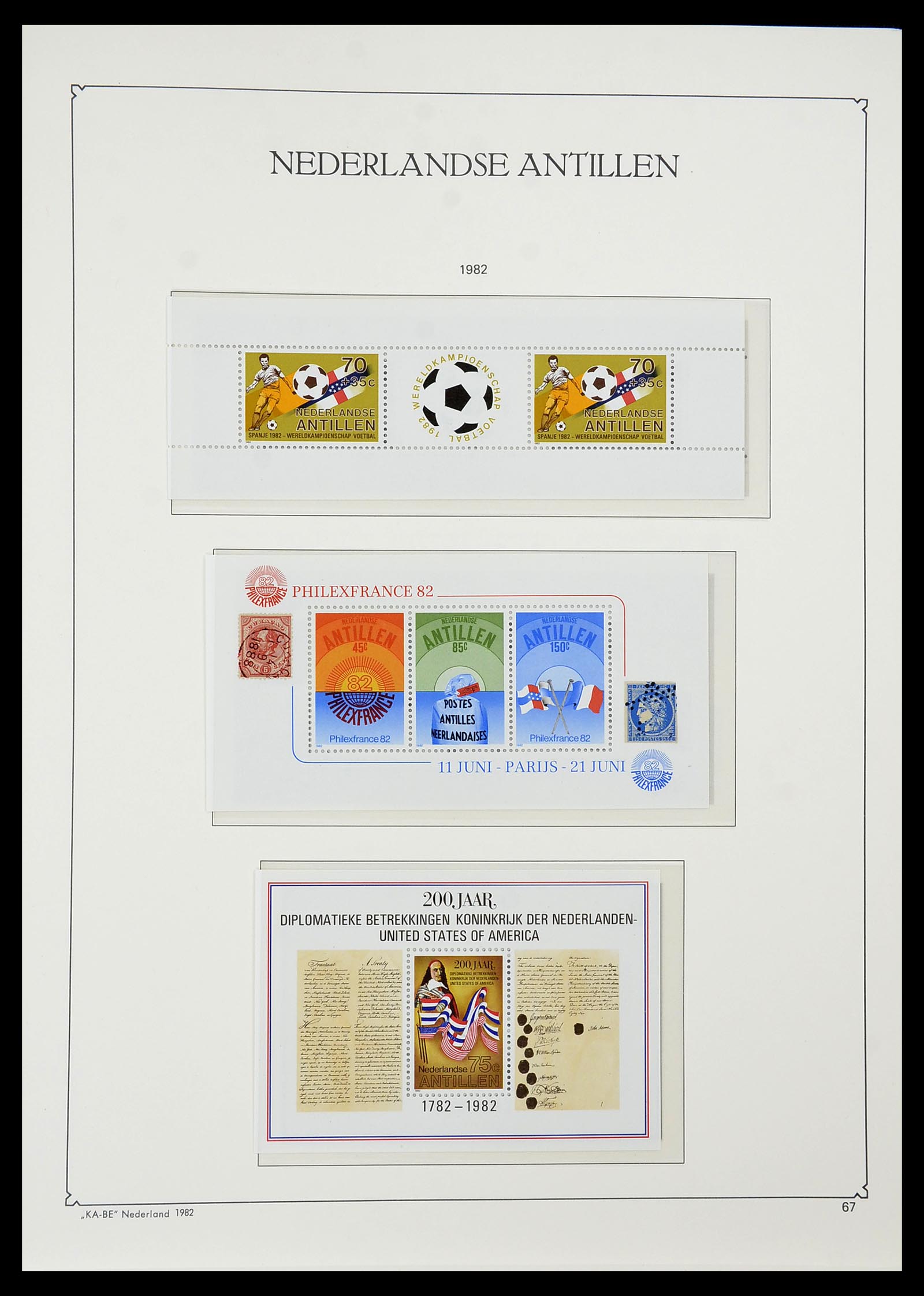 34593 067 - Postzegelverzameling 34593 Nederlandse Antillen 1949-2007.