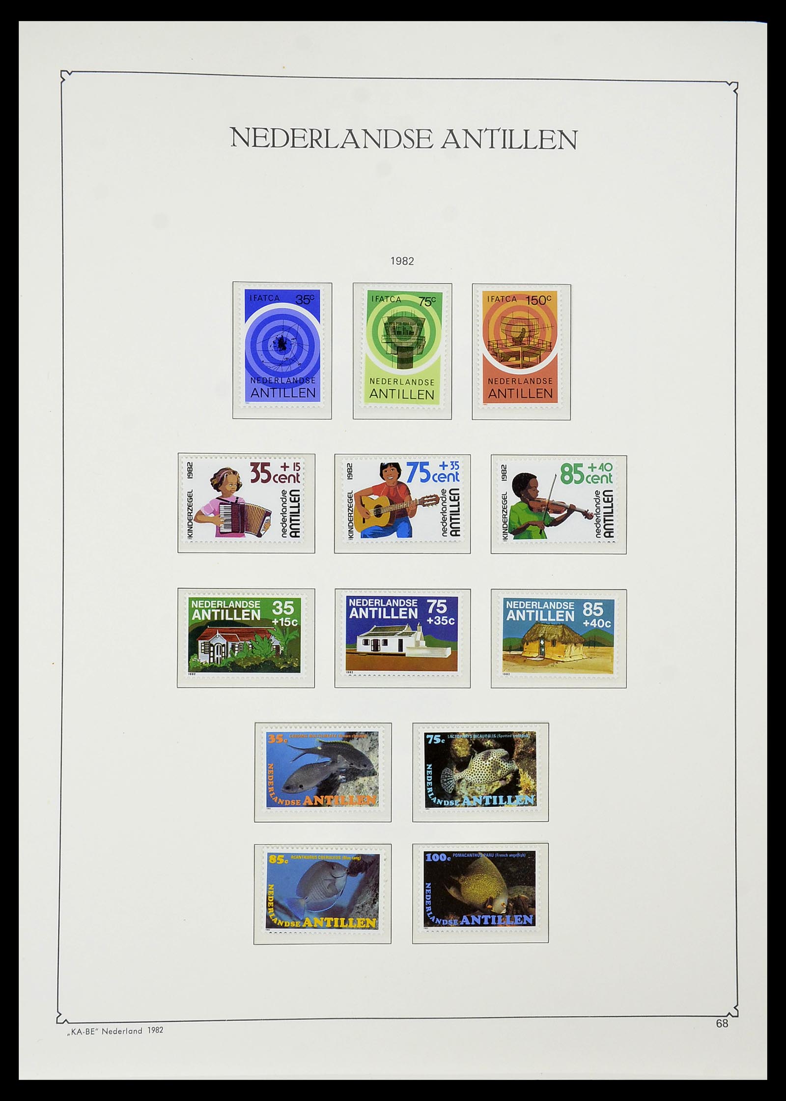 34593 068 - Postzegelverzameling 34593 Nederlandse Antillen 1949-2007.