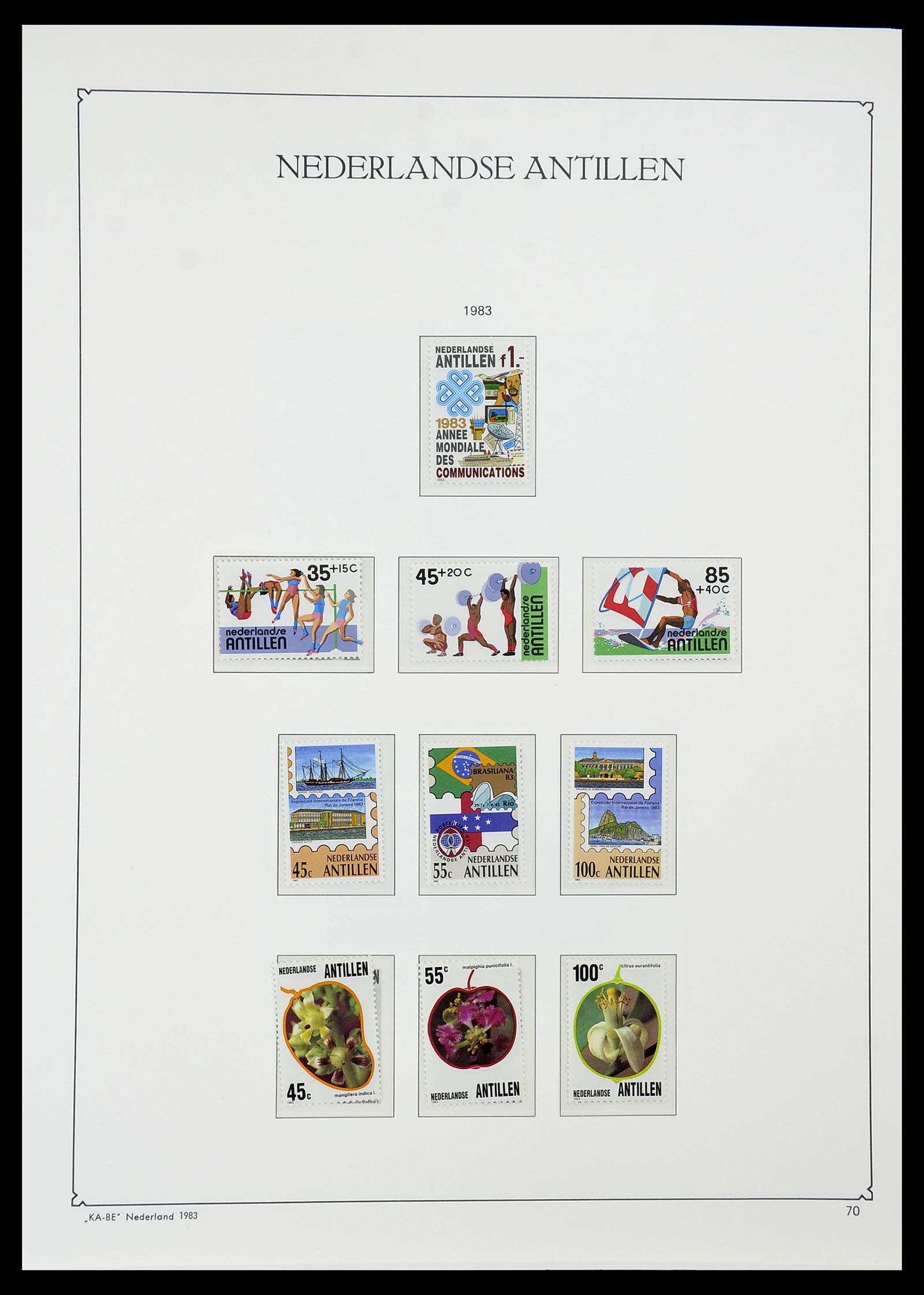 34593 070 - Postzegelverzameling 34593 Nederlandse Antillen 1949-2007.