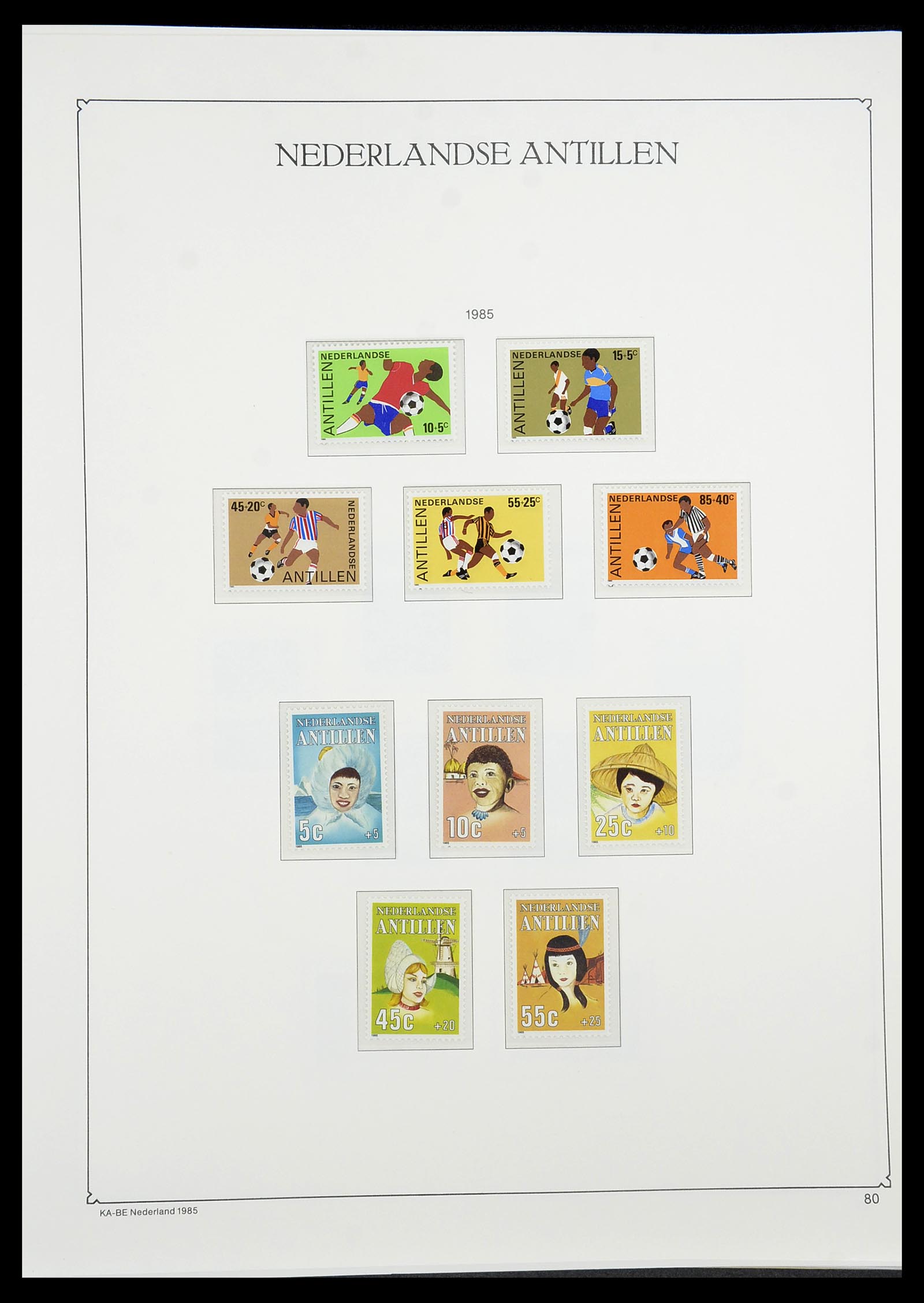 34593 080 - Postzegelverzameling 34593 Nederlandse Antillen 1949-2007.
