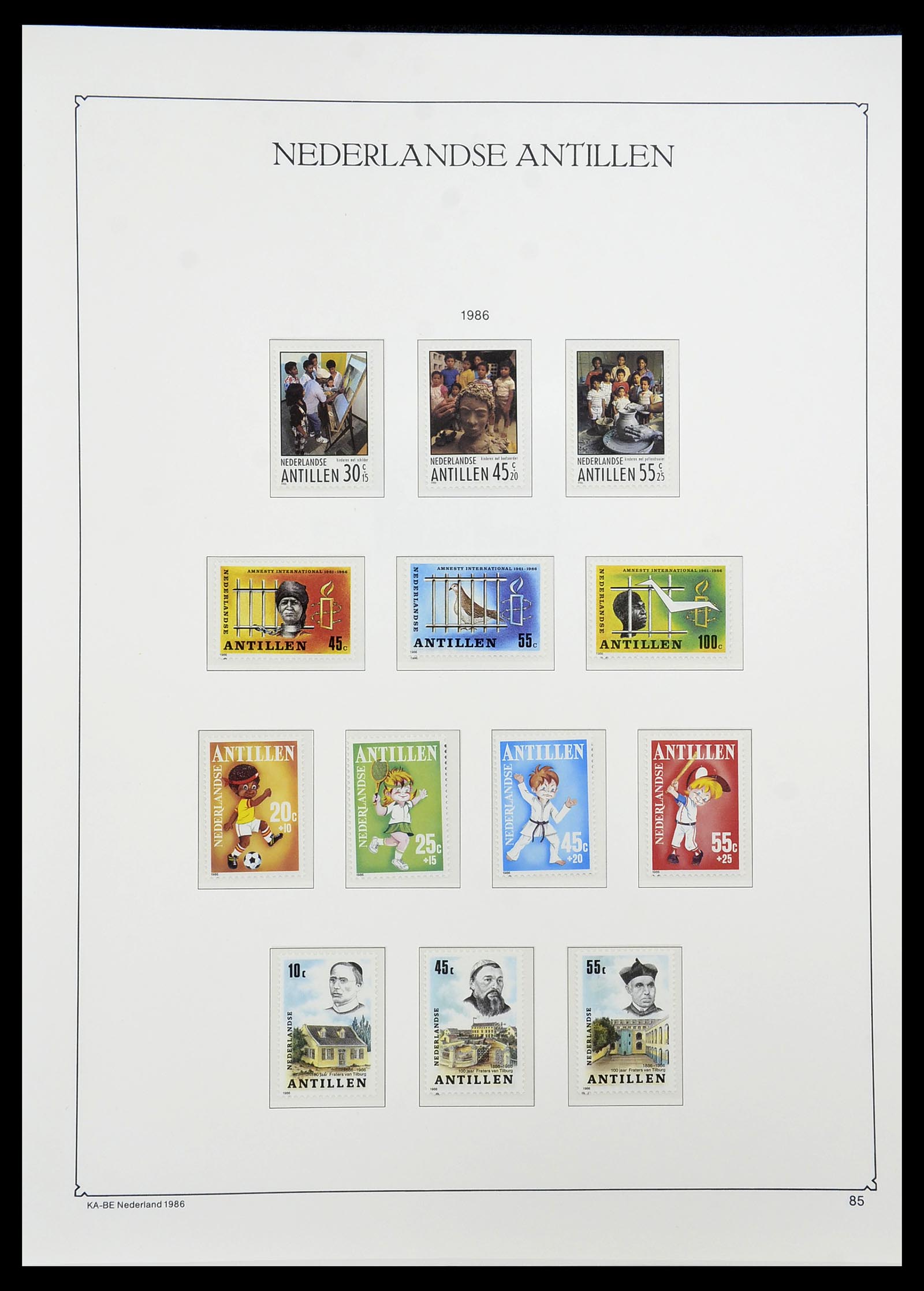 34593 085 - Postzegelverzameling 34593 Nederlandse Antillen 1949-2007.