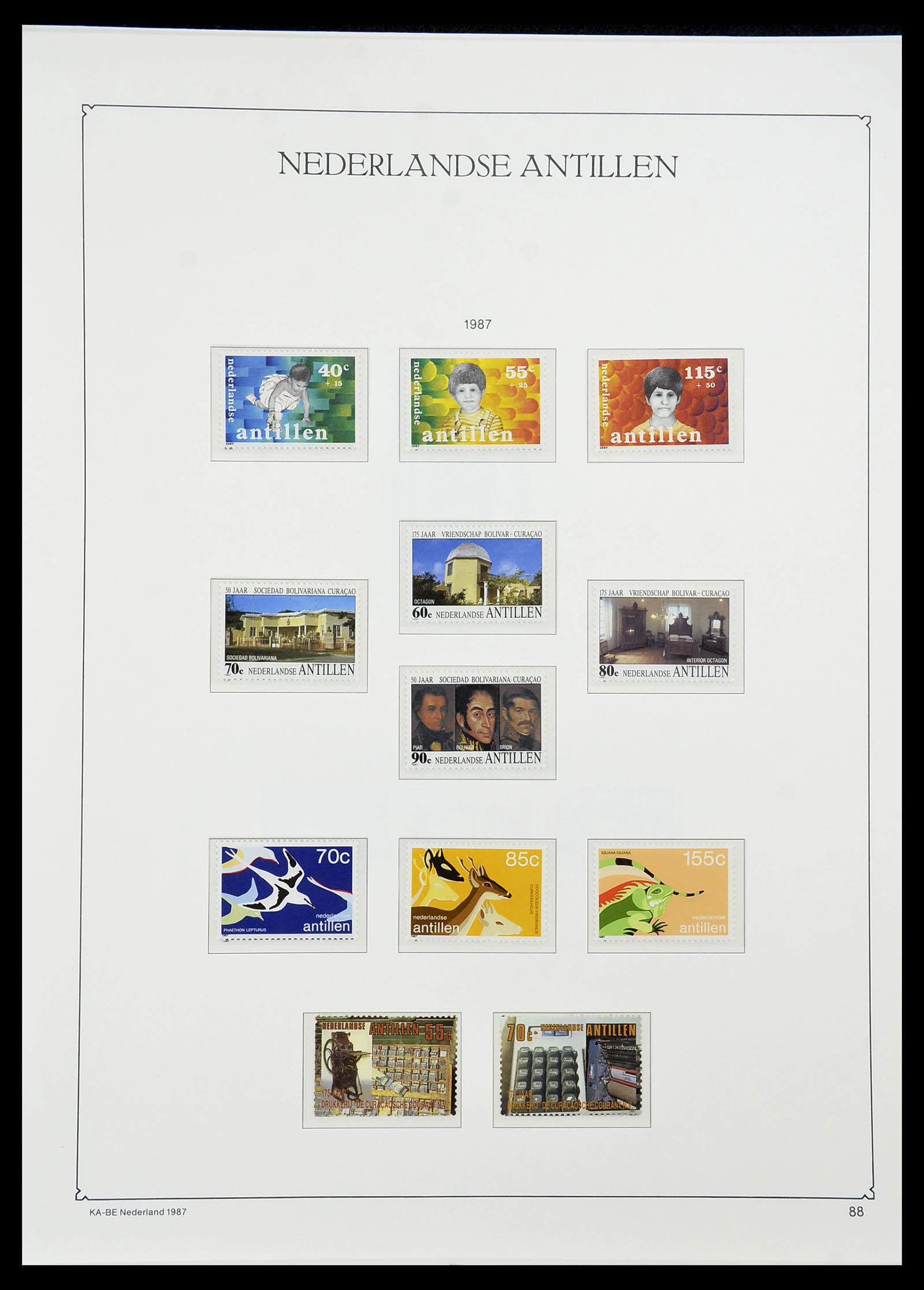 34593 088 - Postzegelverzameling 34593 Nederlandse Antillen 1949-2007.