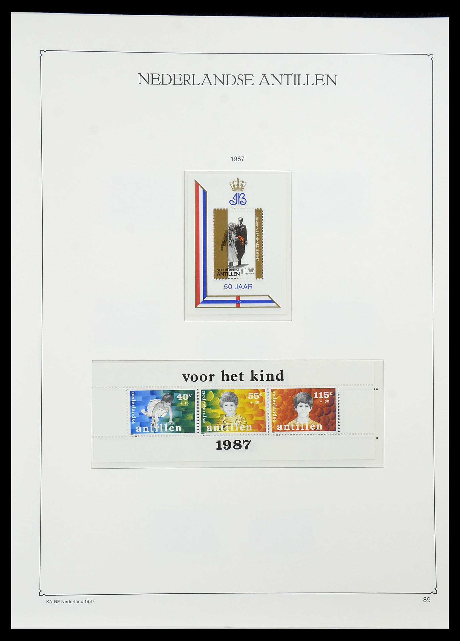 34593 089 - Postzegelverzameling 34593 Nederlandse Antillen 1949-2007.