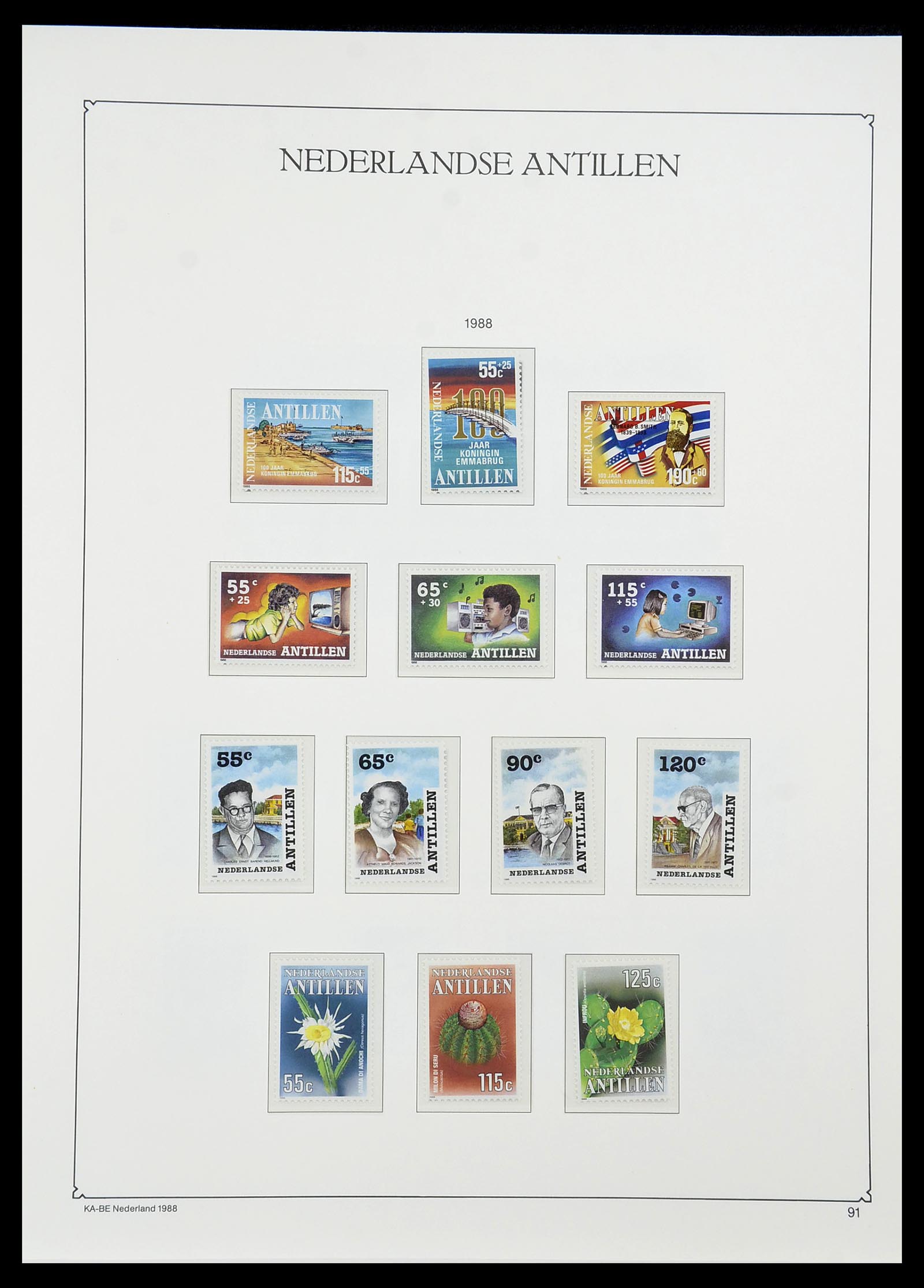 34593 091 - Postzegelverzameling 34593 Nederlandse Antillen 1949-2007.