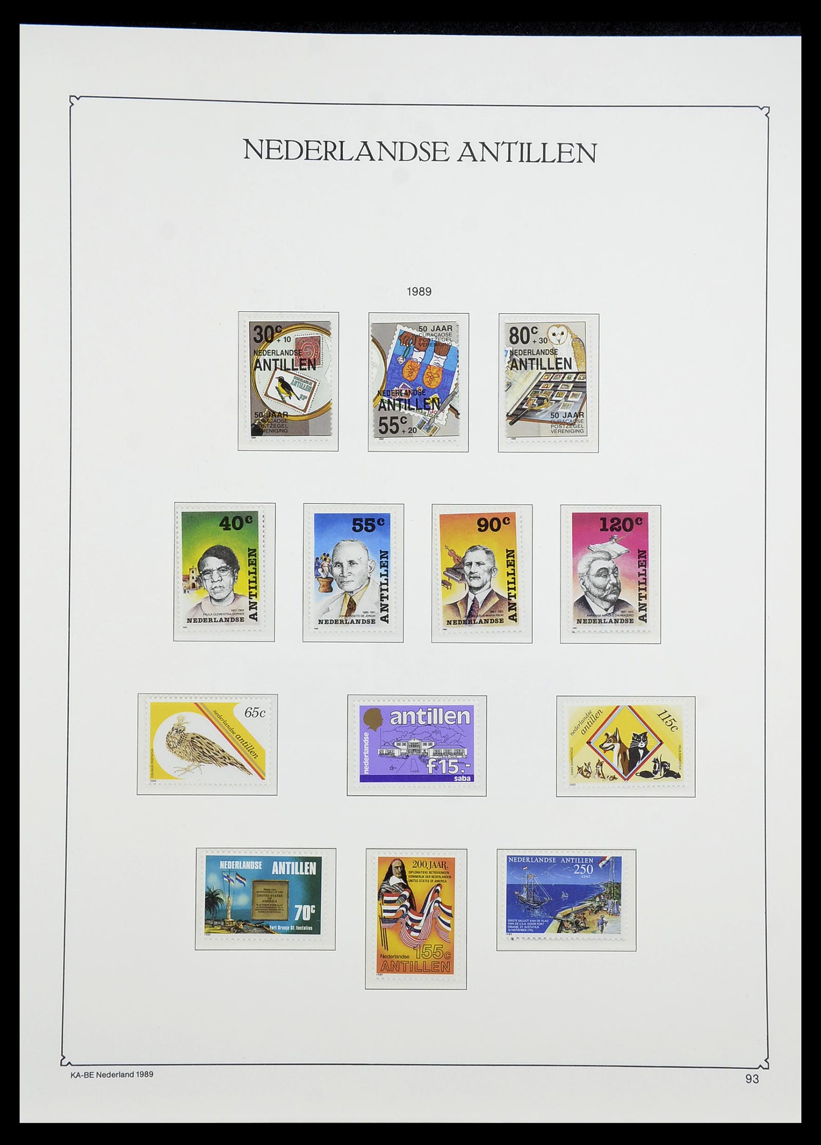 34593 093 - Postzegelverzameling 34593 Nederlandse Antillen 1949-2007.