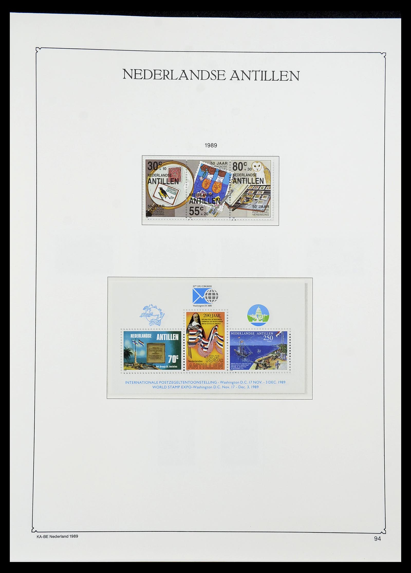 34593 094 - Postzegelverzameling 34593 Nederlandse Antillen 1949-2007.