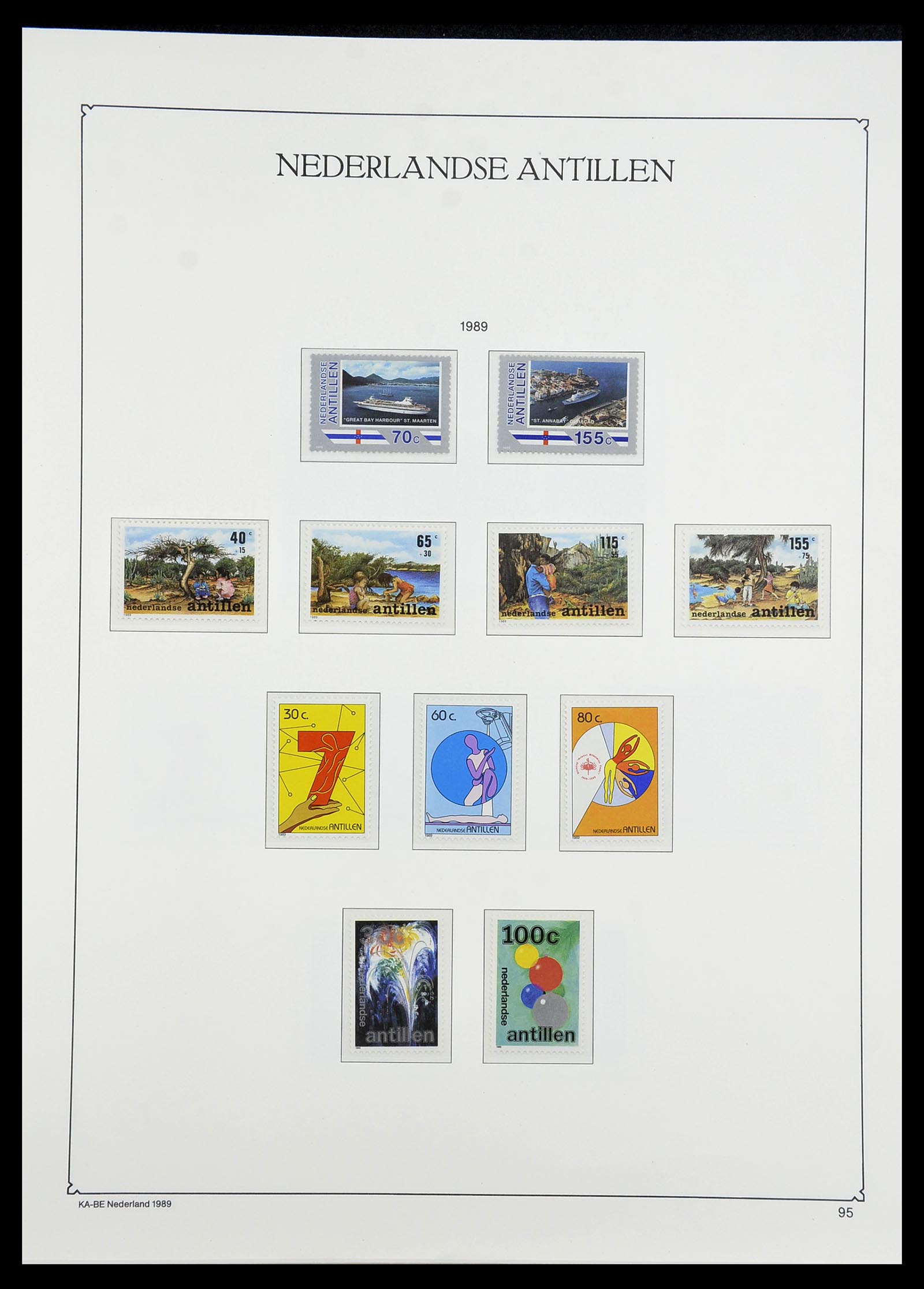 34593 095 - Postzegelverzameling 34593 Nederlandse Antillen 1949-2007.