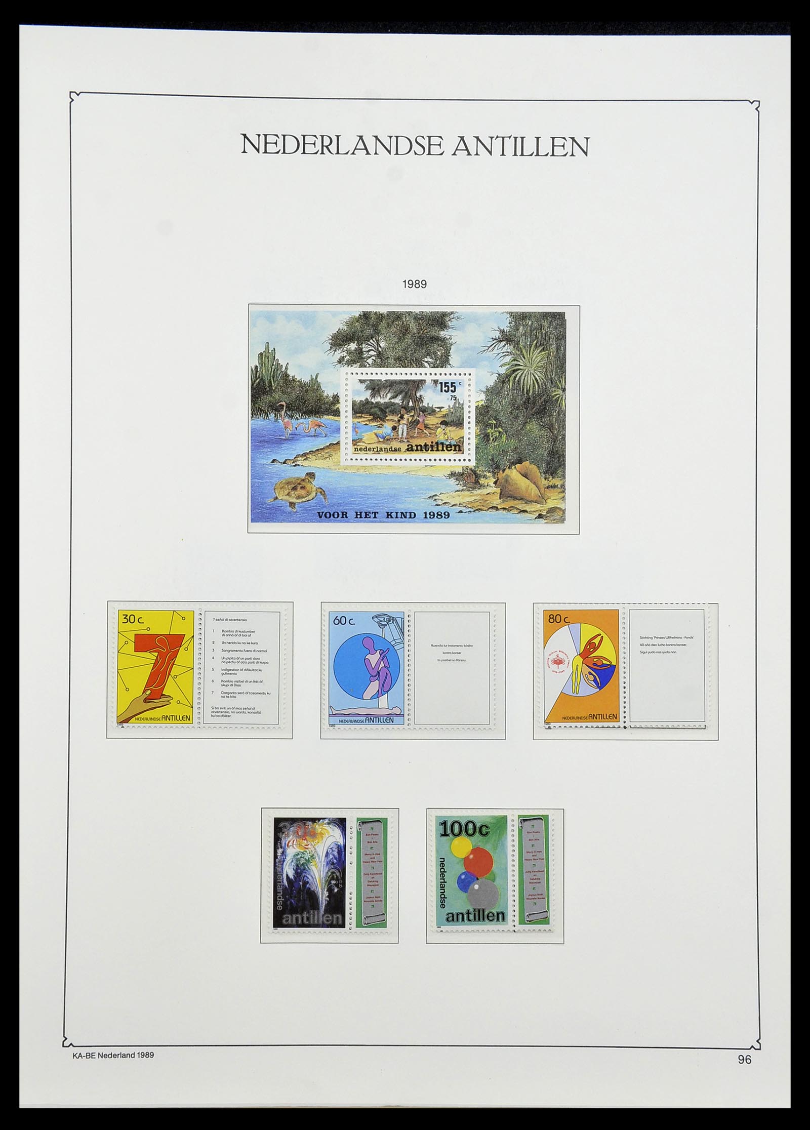 34593 096 - Postzegelverzameling 34593 Nederlandse Antillen 1949-2007.