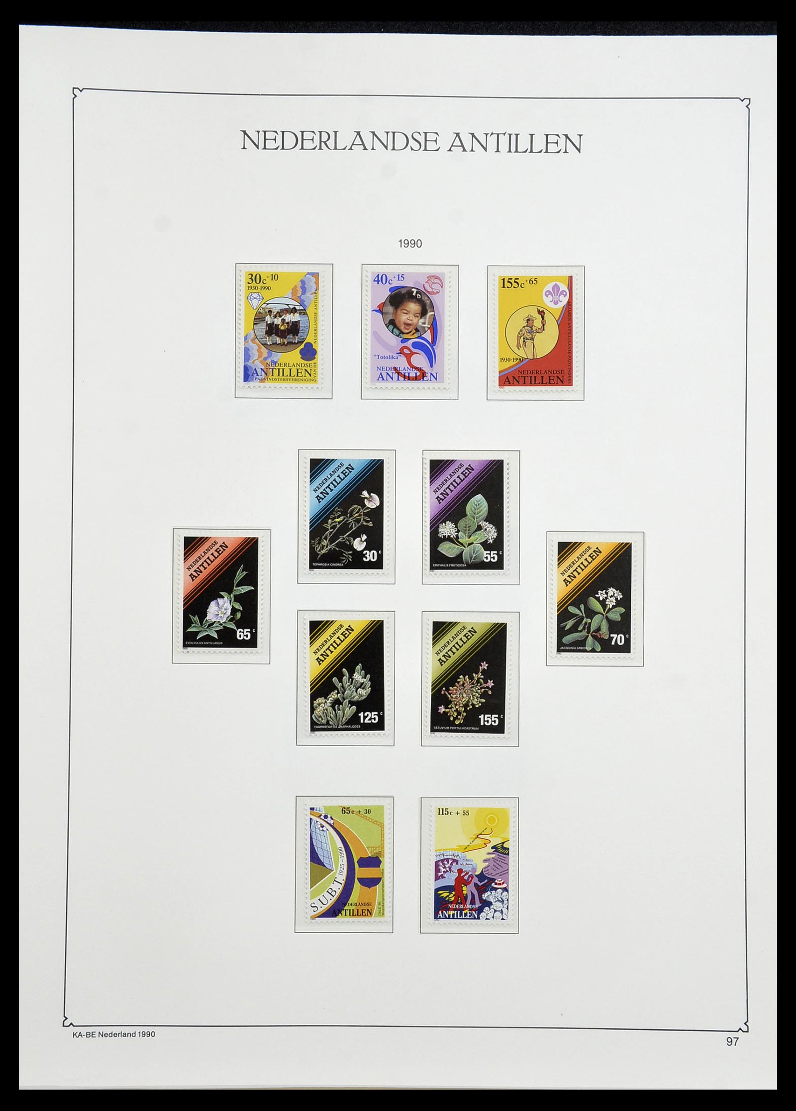 34593 097 - Stamp Collection 34593 Netherlands Antilles 1949-2007.