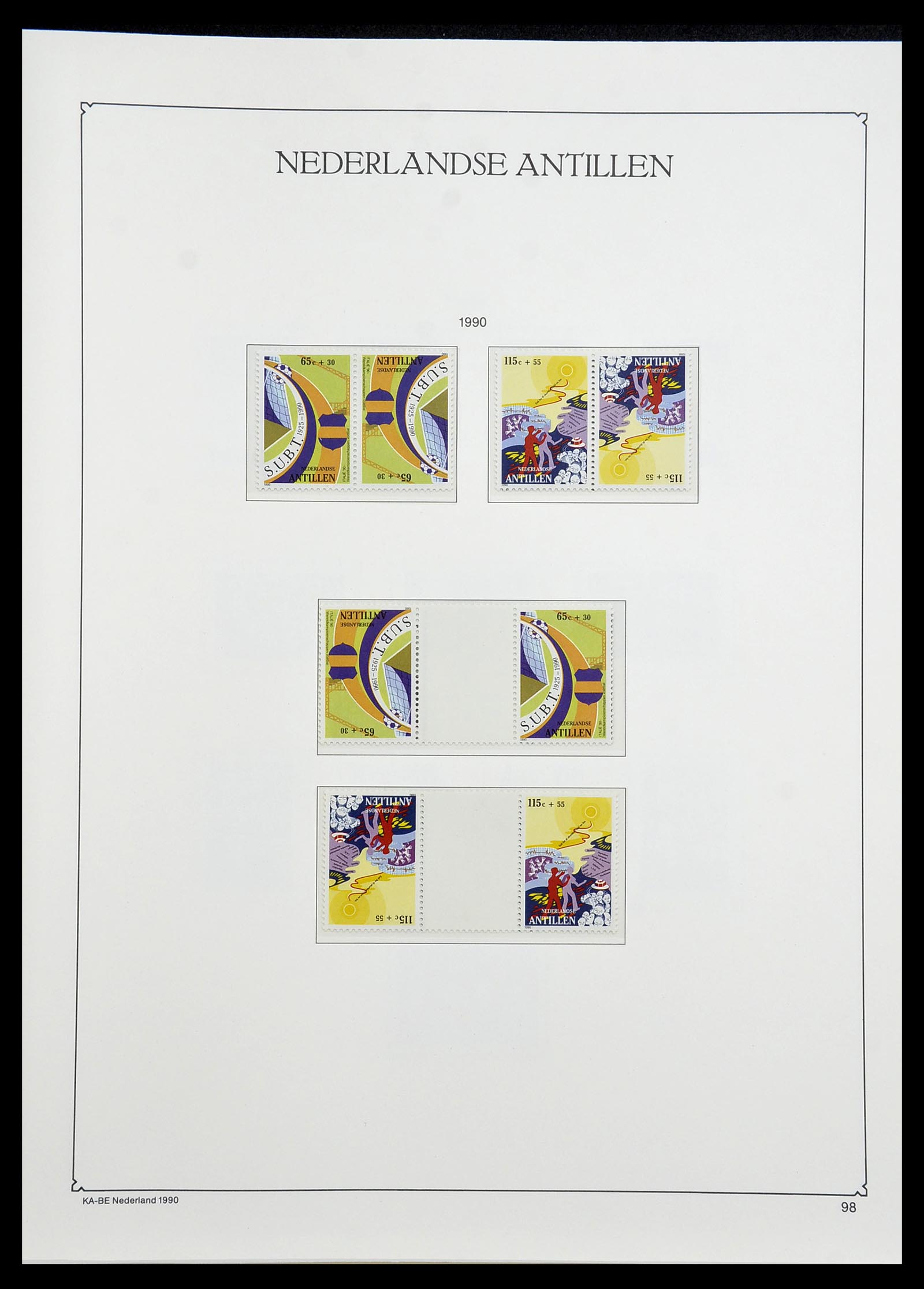 34593 098 - Postzegelverzameling 34593 Nederlandse Antillen 1949-2007.