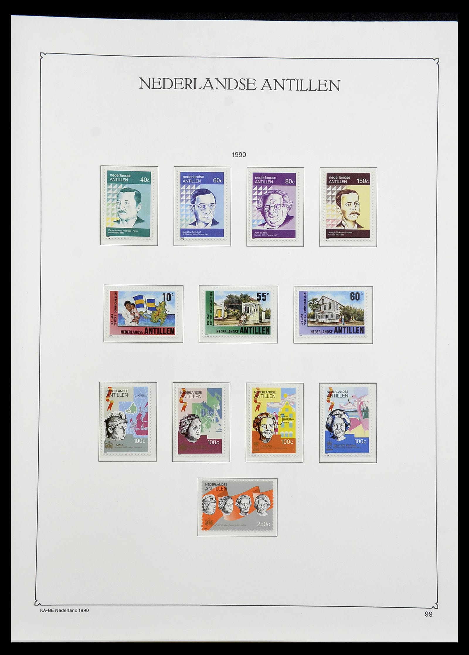 34593 099 - Postzegelverzameling 34593 Nederlandse Antillen 1949-2007.