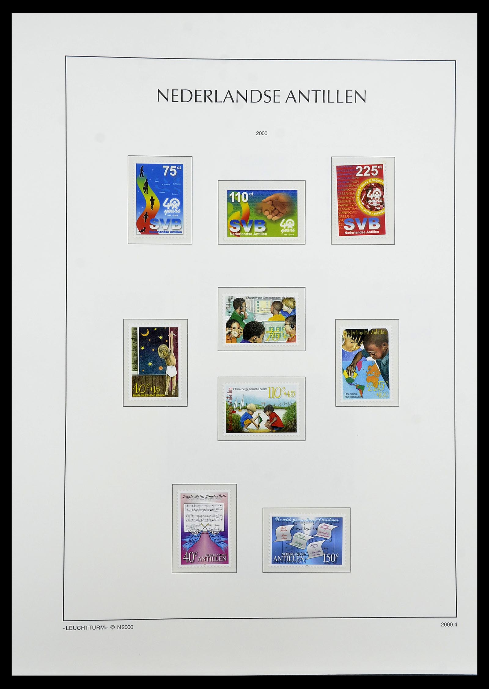 34593 143 - Postzegelverzameling 34593 Nederlandse Antillen 1949-2007.