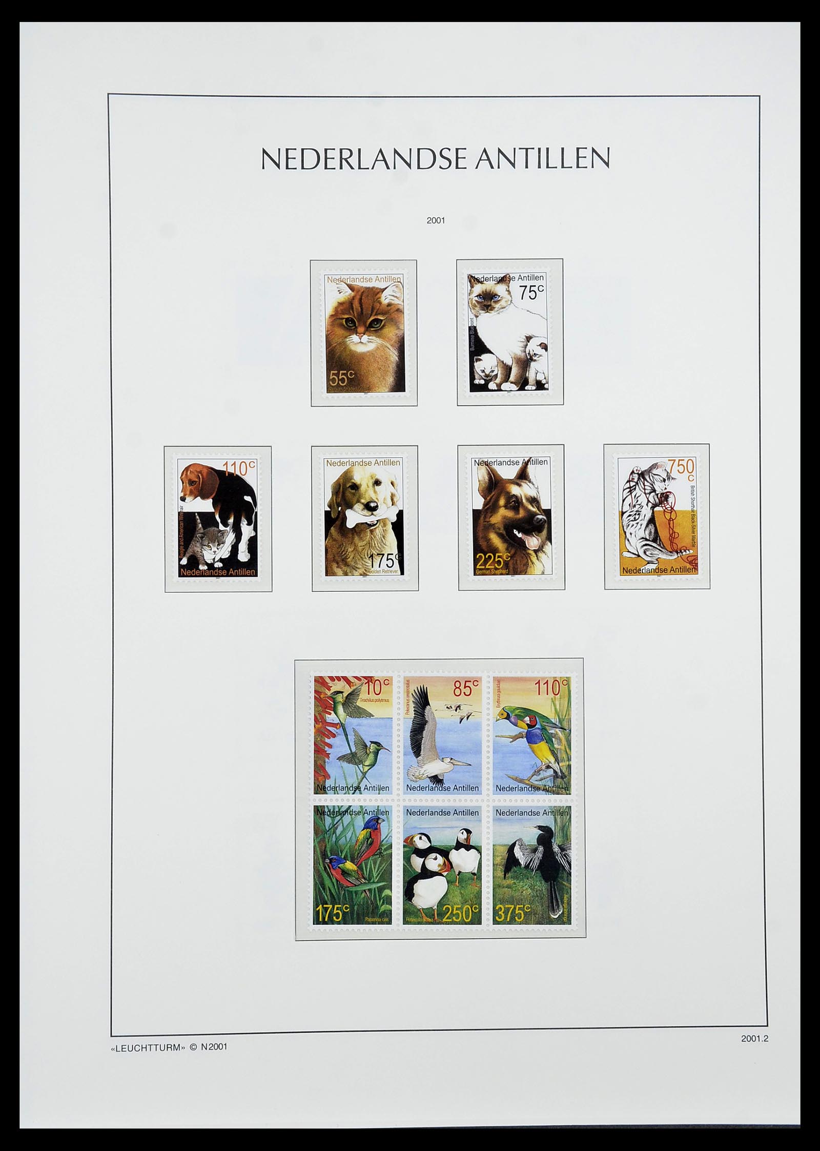 34593 145 - Postzegelverzameling 34593 Nederlandse Antillen 1949-2007.