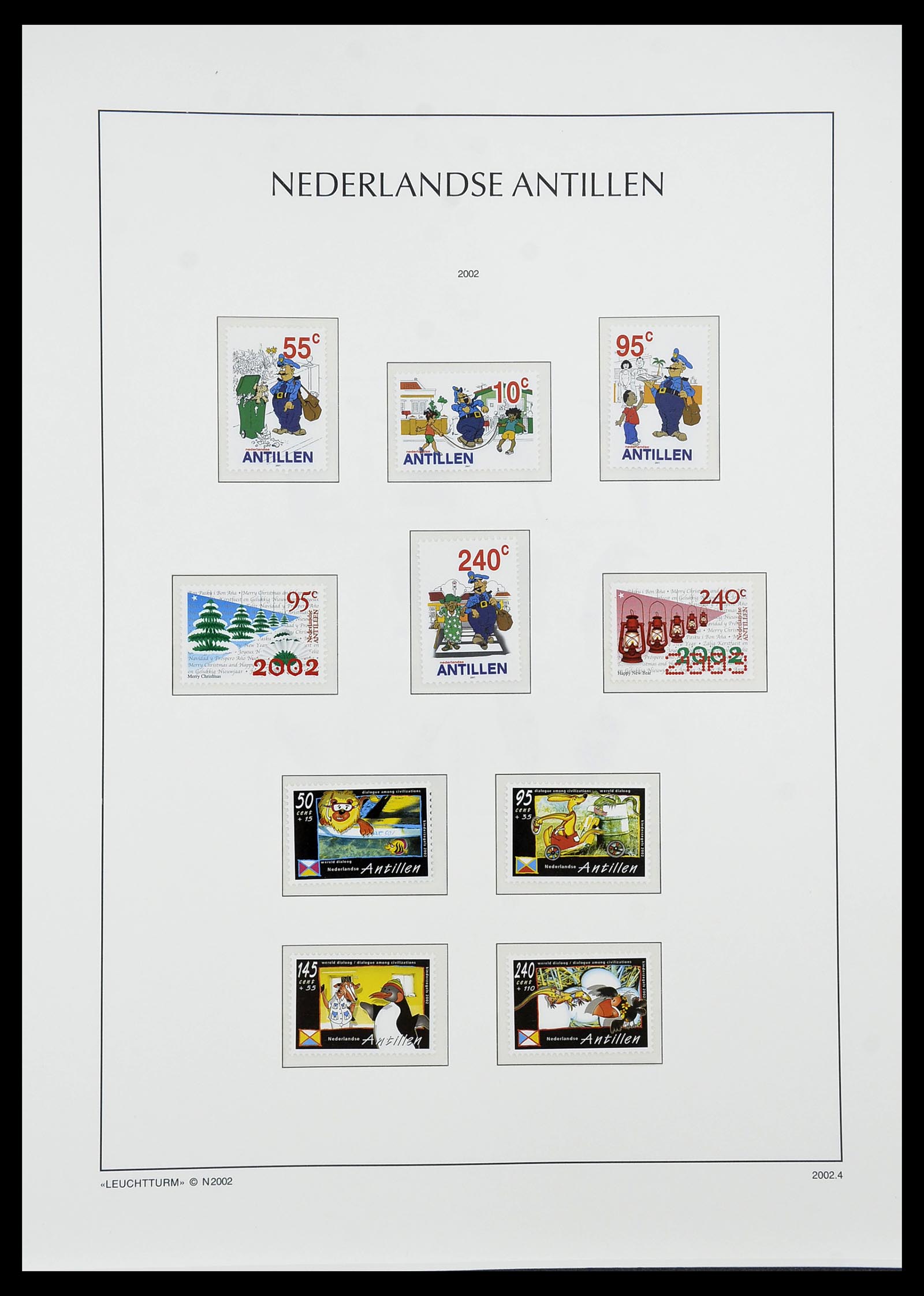 34593 151 - Postzegelverzameling 34593 Nederlandse Antillen 1949-2007.
