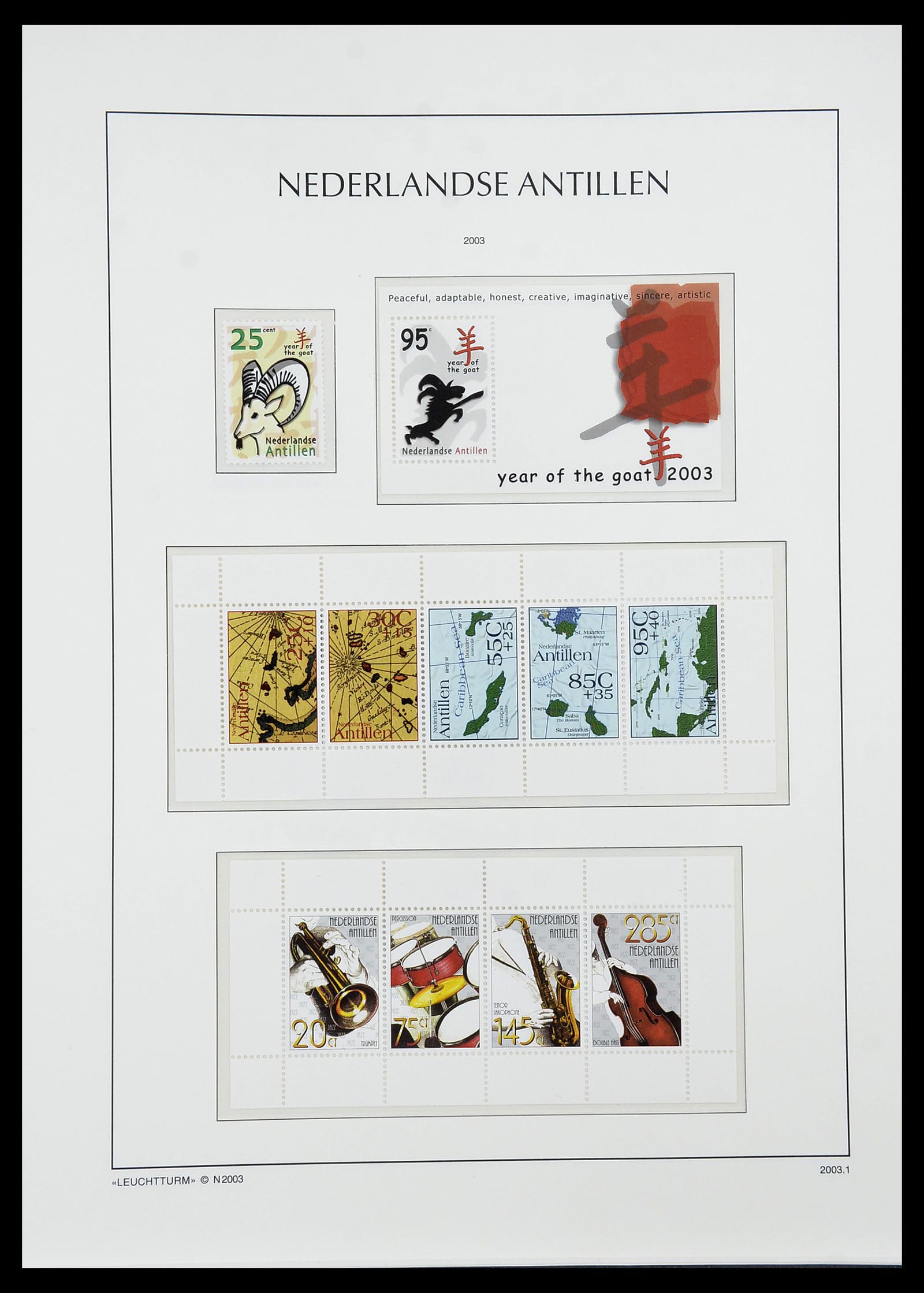 34593 153 - Postzegelverzameling 34593 Nederlandse Antillen 1949-2007.