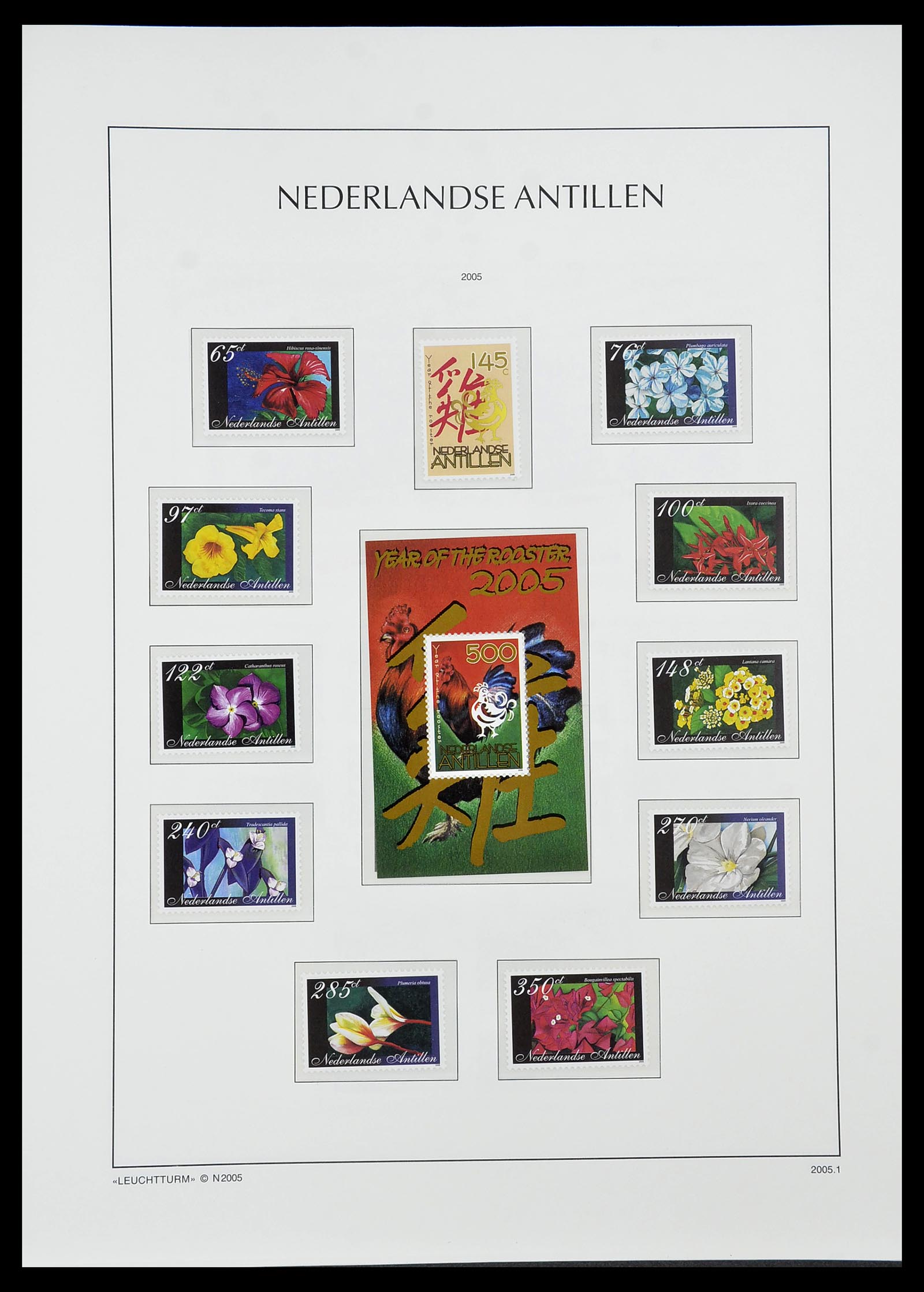 34593 167 - Postzegelverzameling 34593 Nederlandse Antillen 1949-2007.