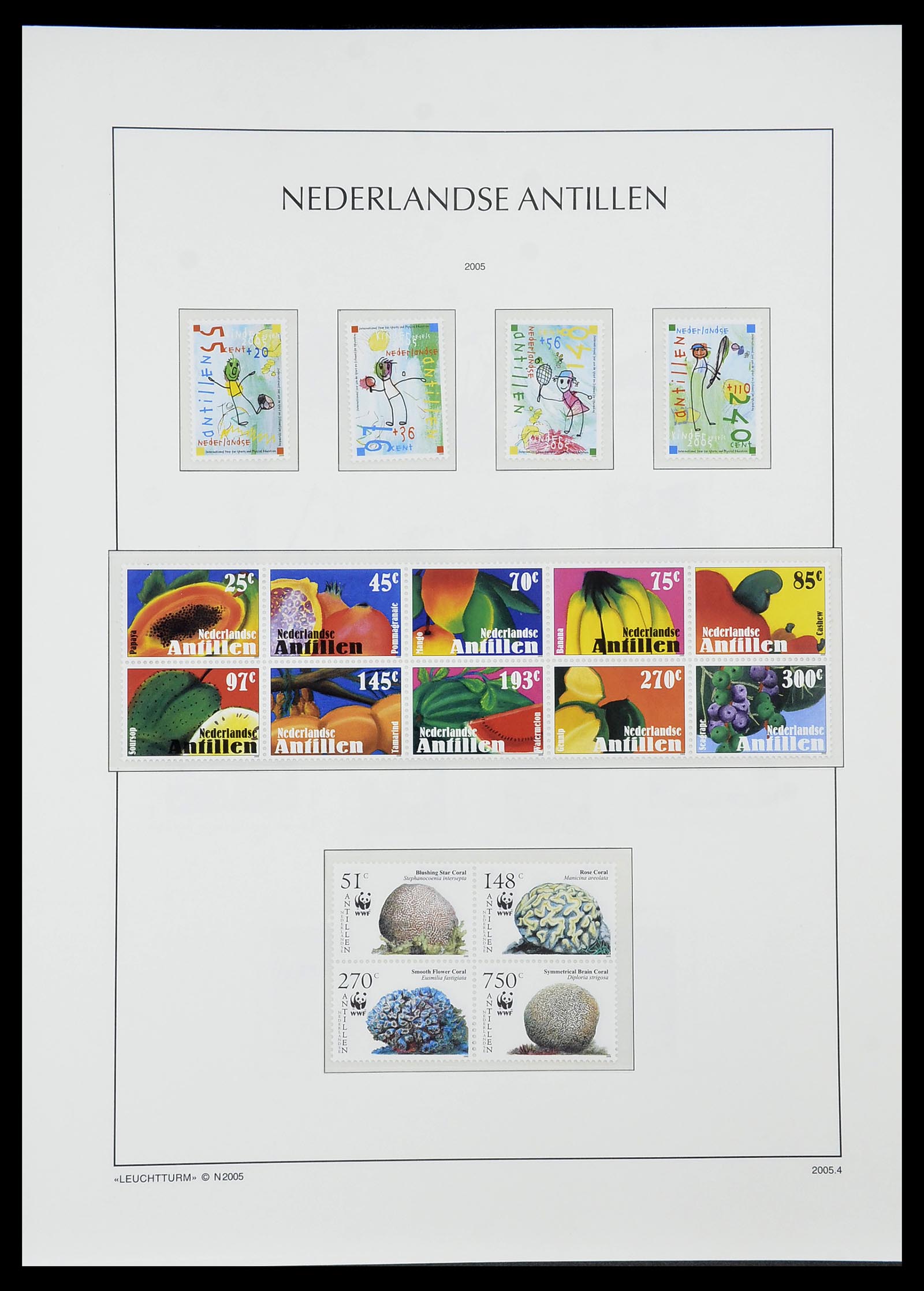 34593 170 - Postzegelverzameling 34593 Nederlandse Antillen 1949-2007.