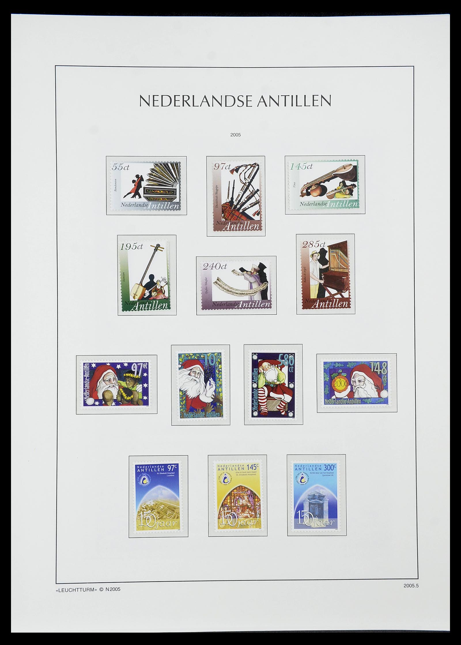 34593 171 - Postzegelverzameling 34593 Nederlandse Antillen 1949-2007.
