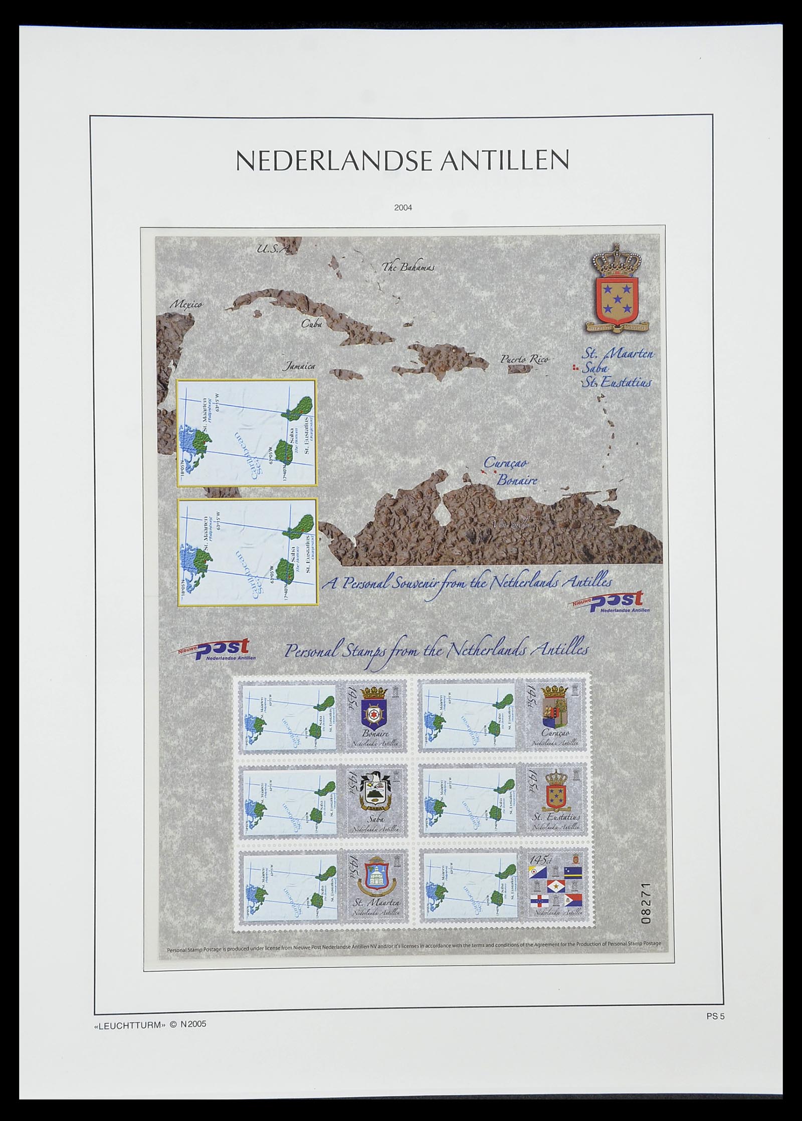 34593 173 - Postzegelverzameling 34593 Nederlandse Antillen 1949-2007.