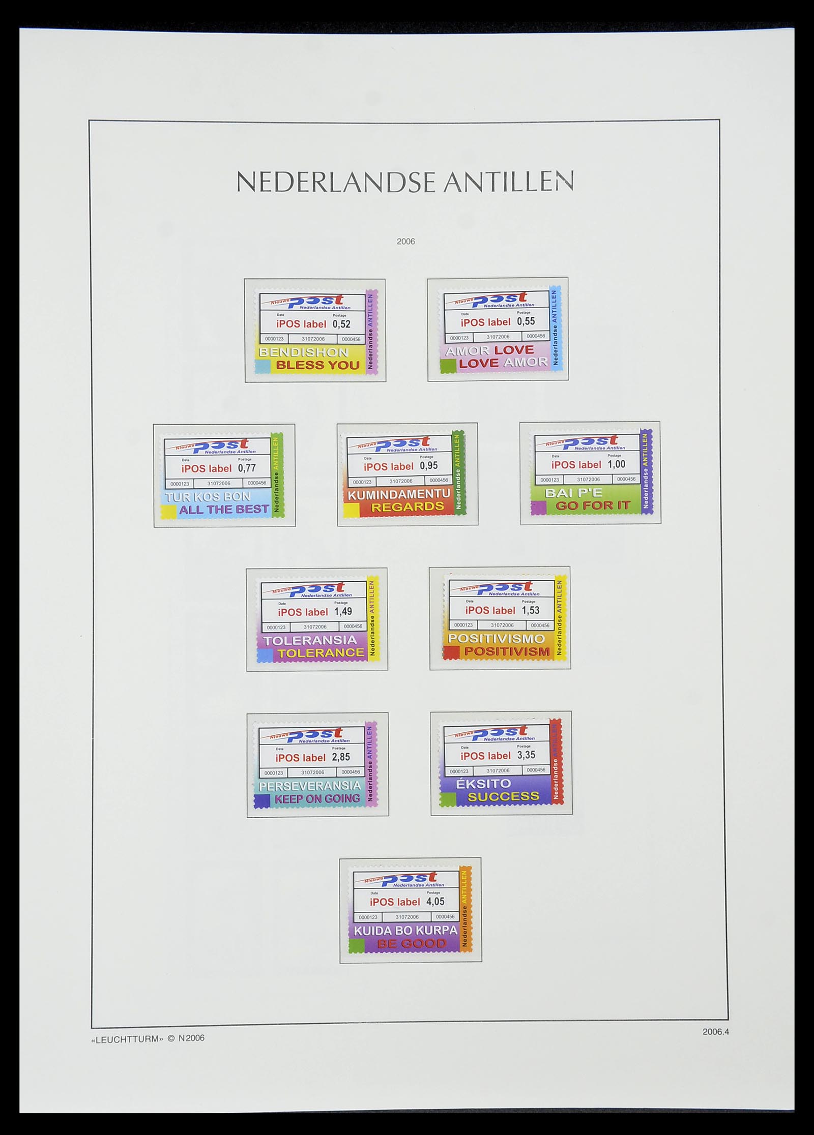34593 177 - Postzegelverzameling 34593 Nederlandse Antillen 1949-2007.
