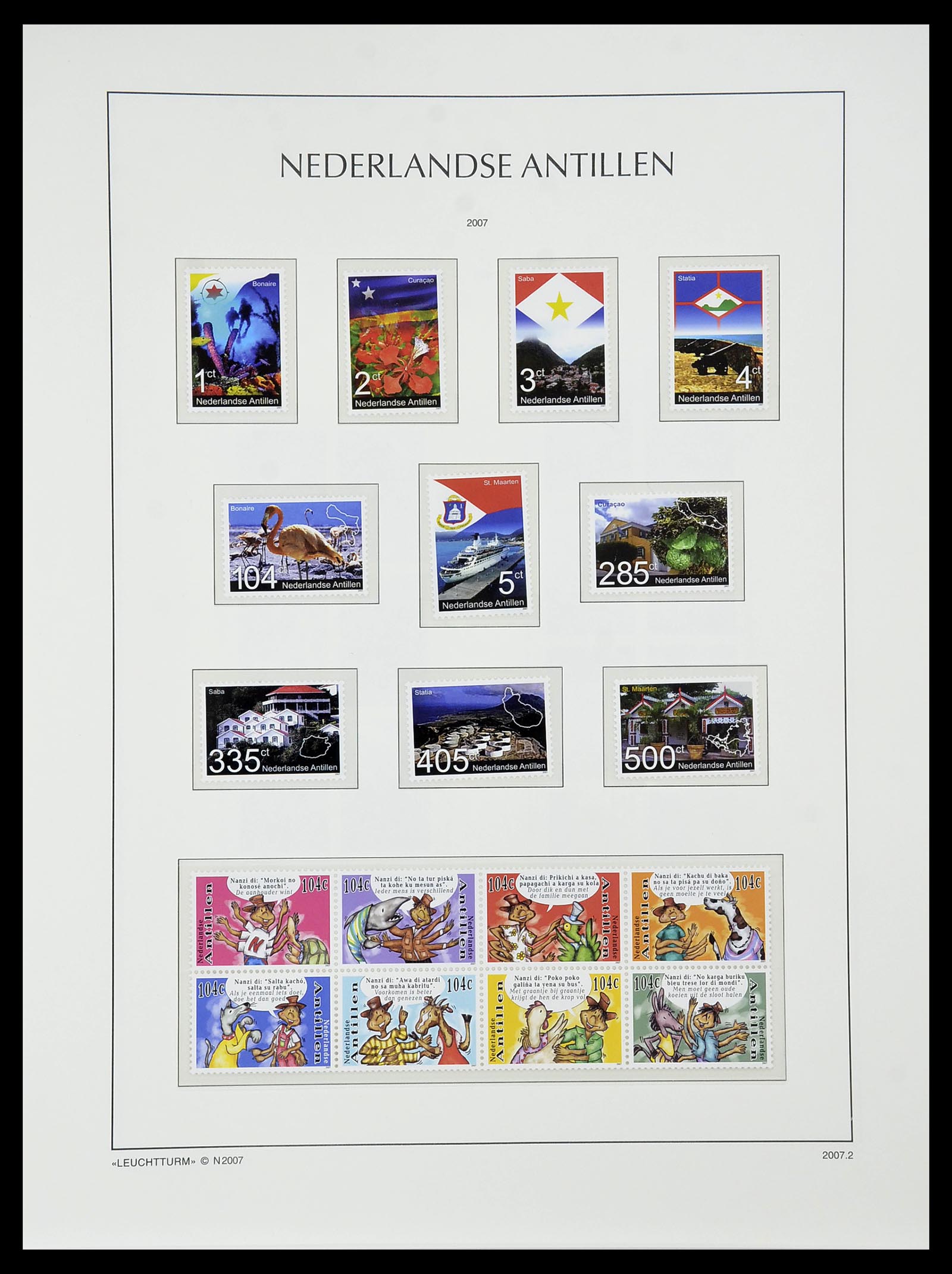 34593 181 - Postzegelverzameling 34593 Nederlandse Antillen 1949-2007.
