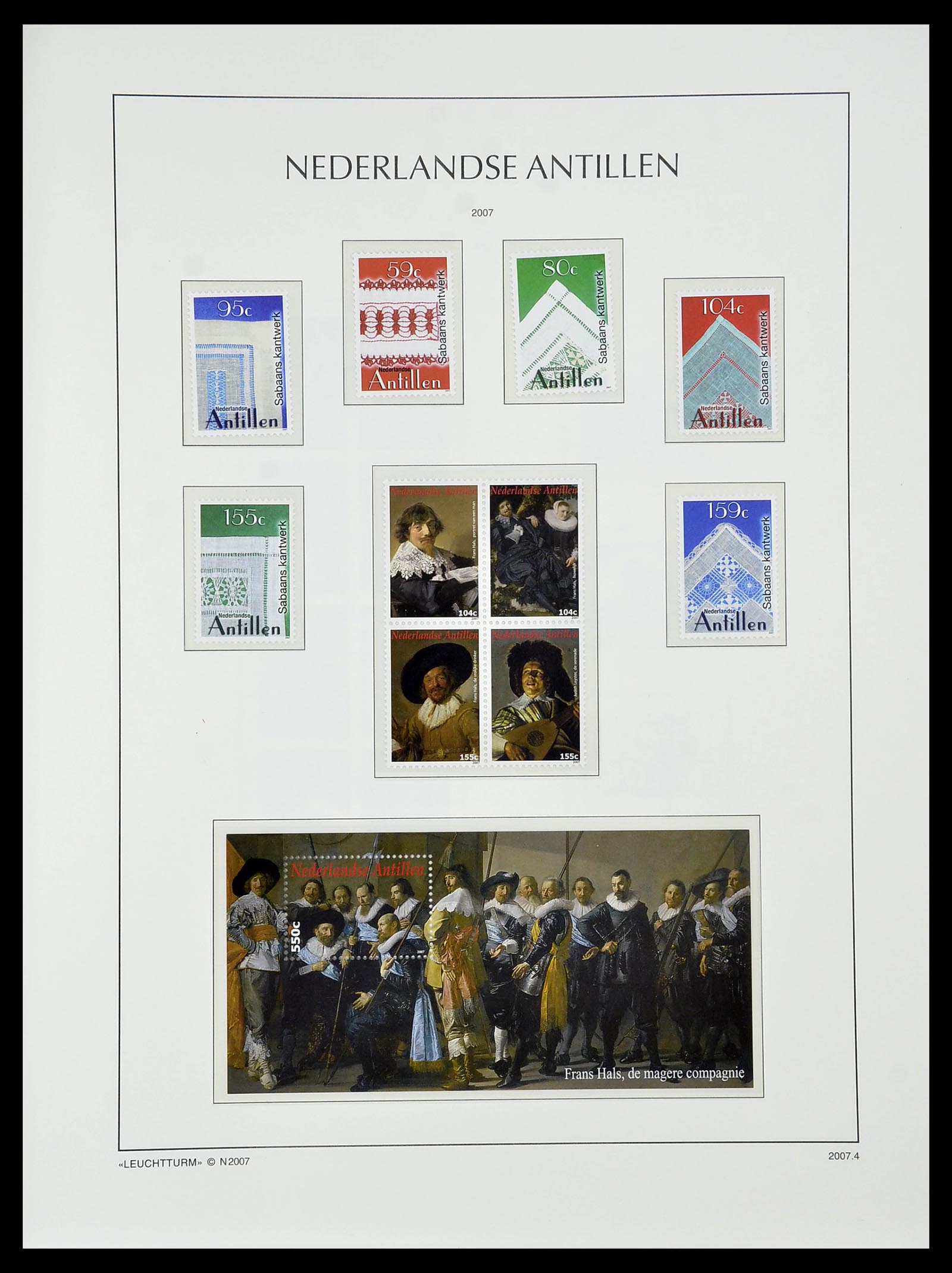 34593 183 - Postzegelverzameling 34593 Nederlandse Antillen 1949-2007.