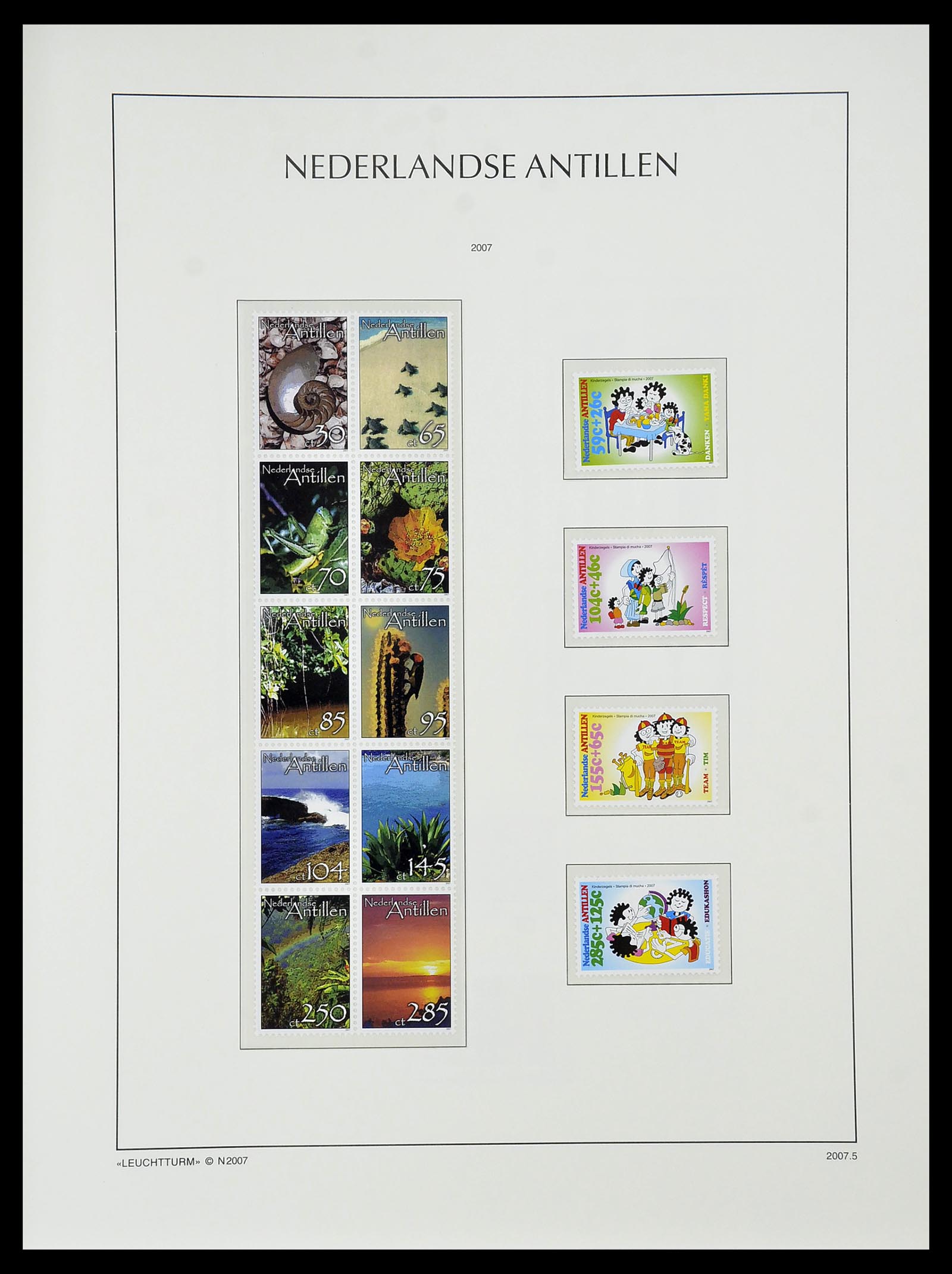 34593 184 - Postzegelverzameling 34593 Nederlandse Antillen 1949-2007.