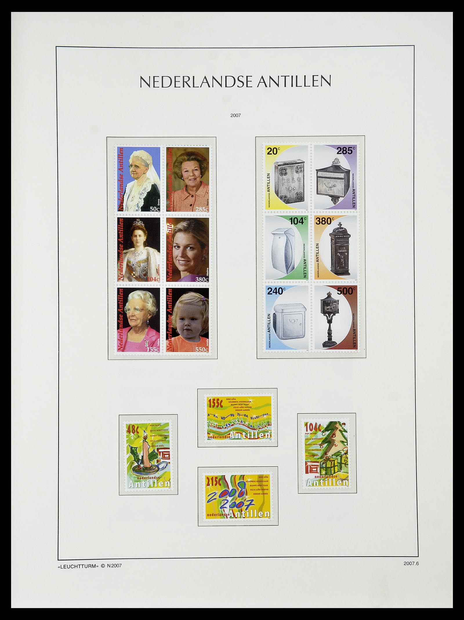 34593 185 - Postzegelverzameling 34593 Nederlandse Antillen 1949-2007.
