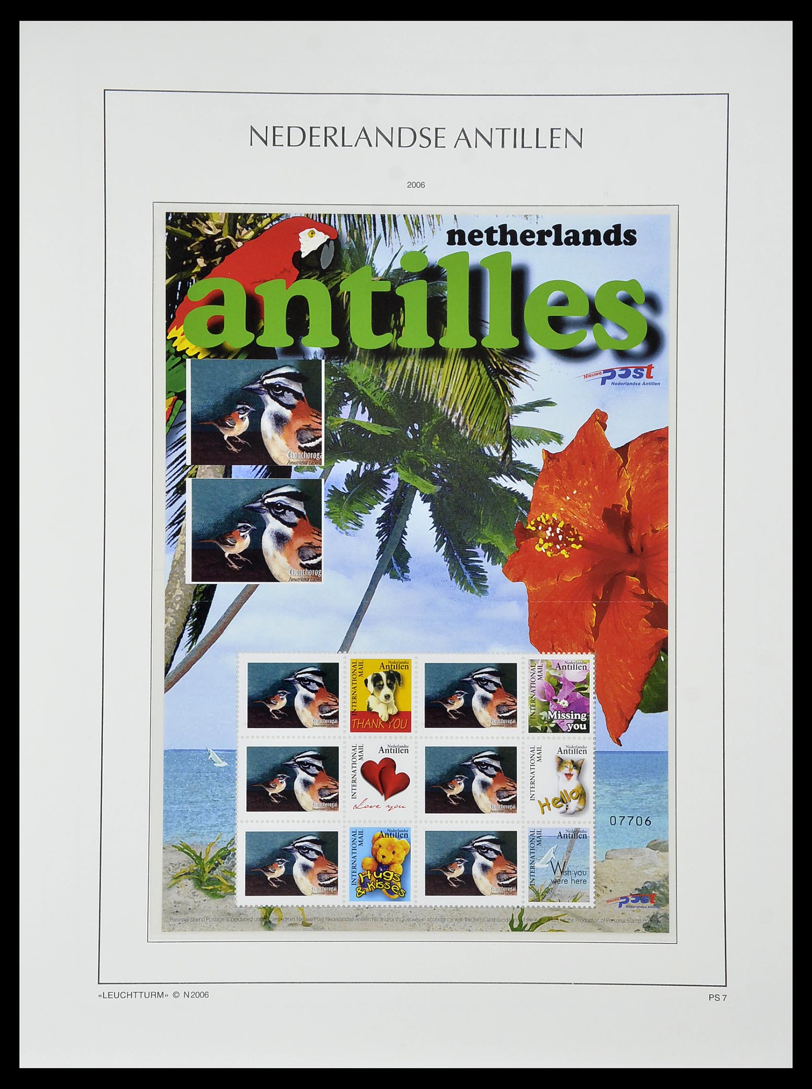 34593 187 - Postzegelverzameling 34593 Nederlandse Antillen 1949-2007.