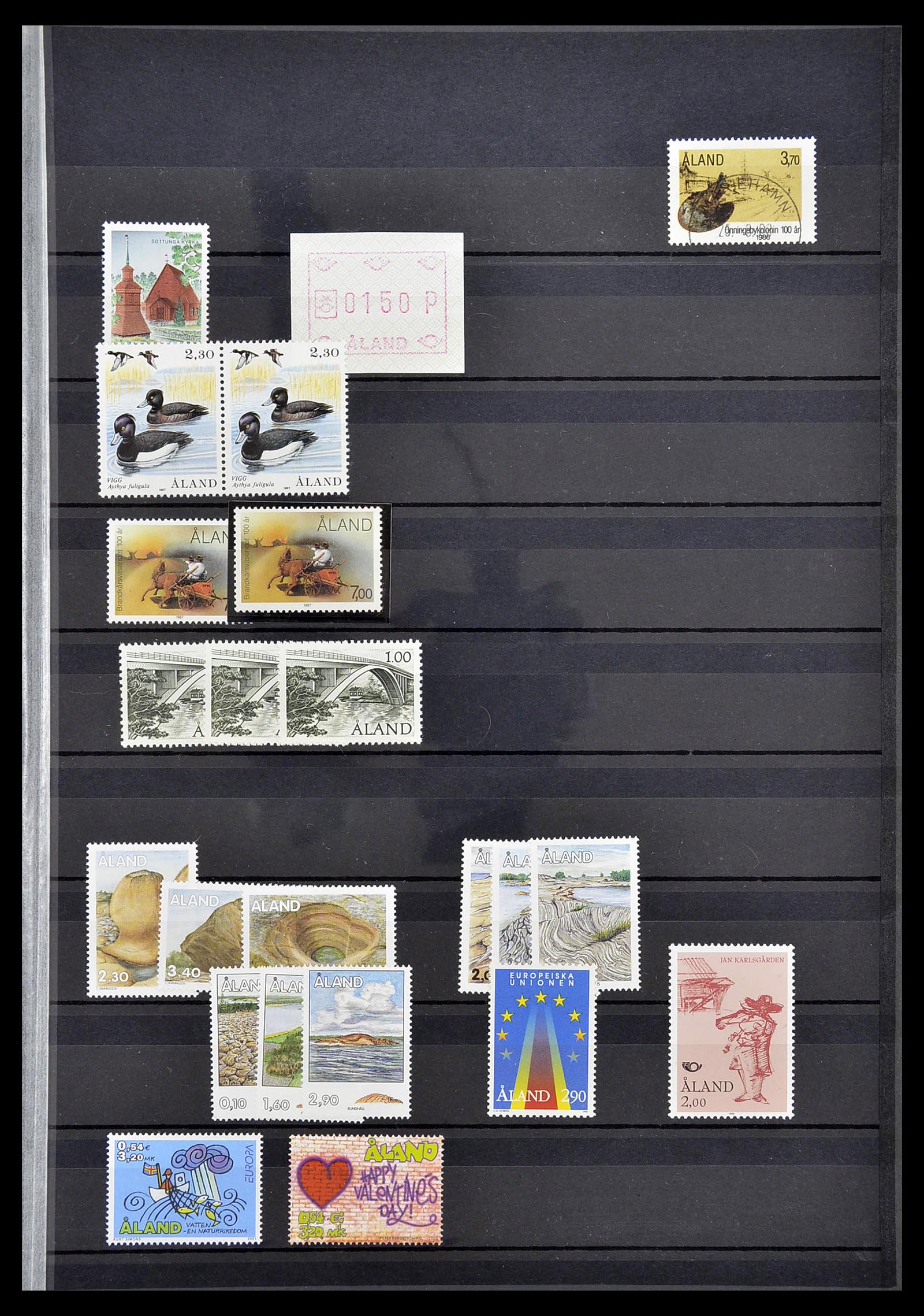 34594 003 - Stamp Collection 34594 Aland 1984-2010.