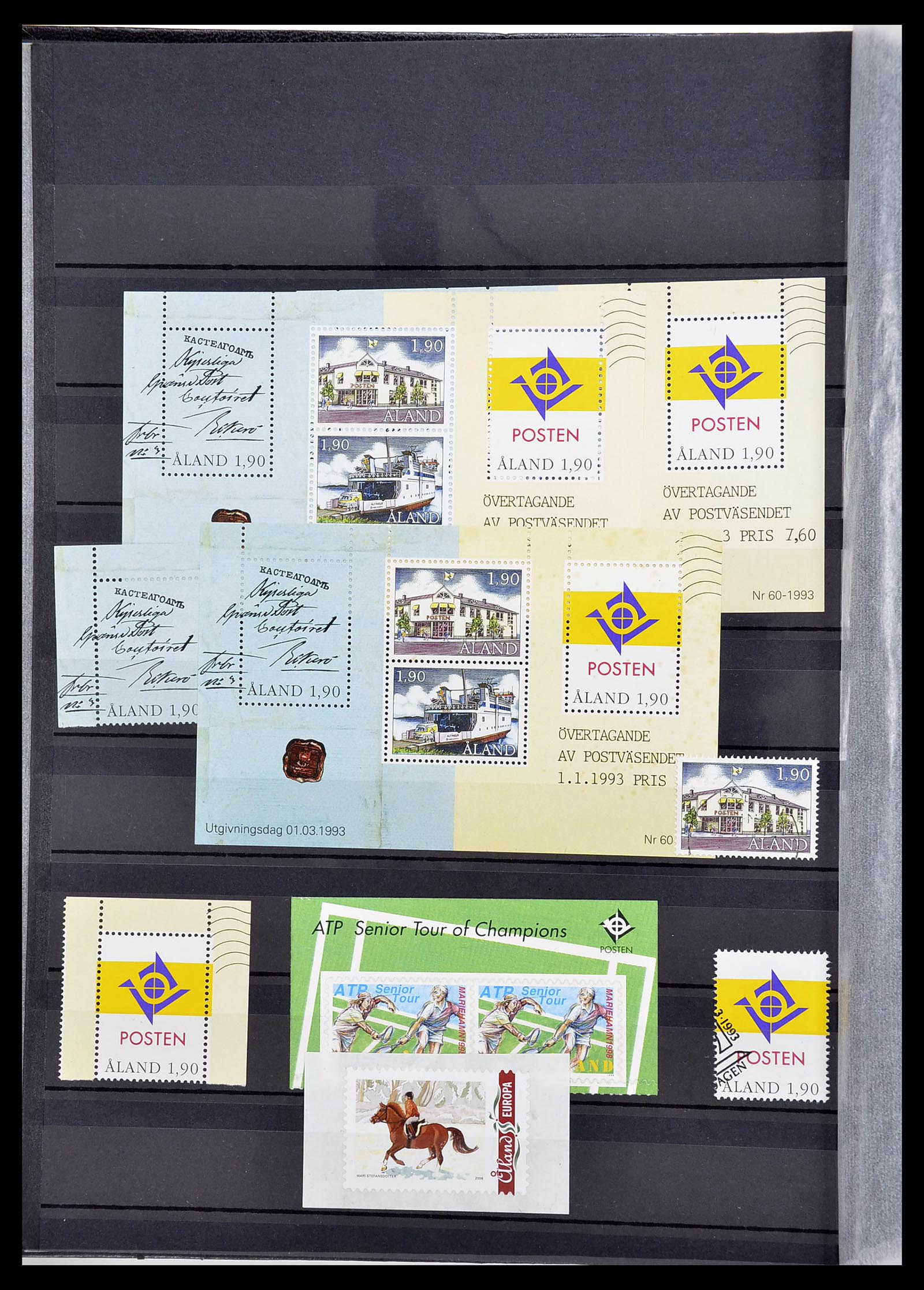 34594 008 - Postzegelverzameling 34594 Aland 1984-2010.