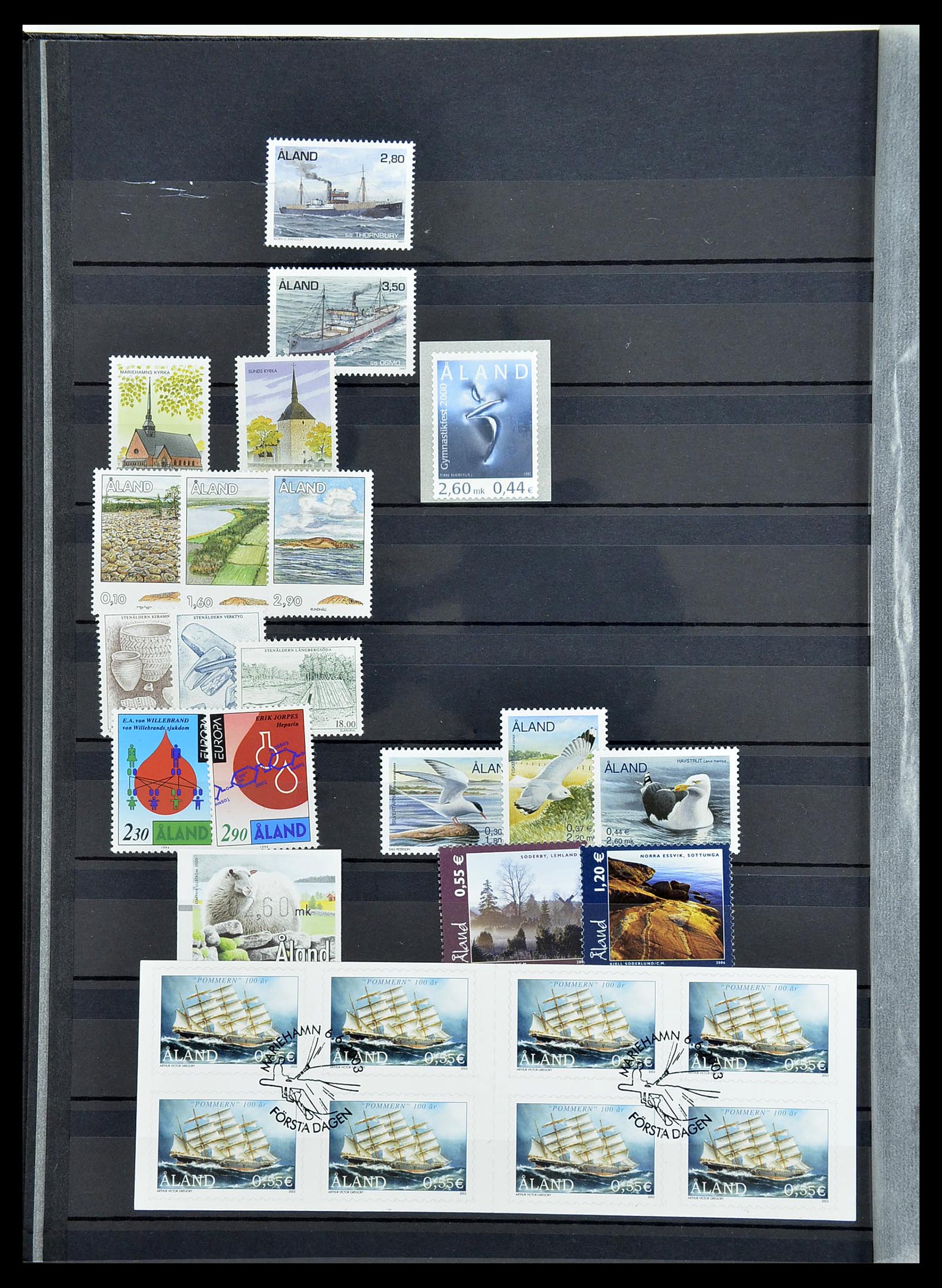 34594 016 - Postzegelverzameling 34594 Aland 1984-2010.