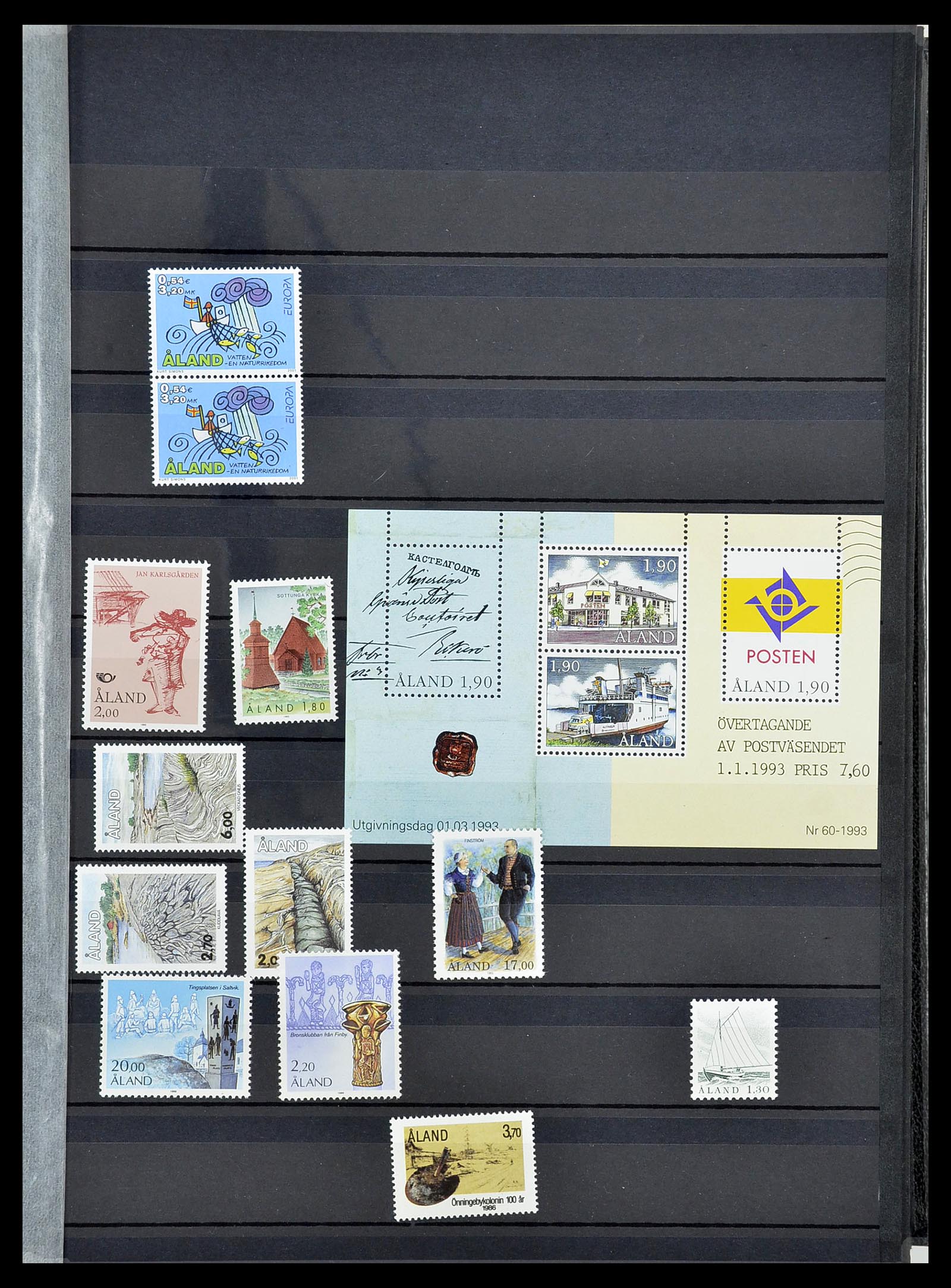 34594 021 - Postzegelverzameling 34594 Aland 1984-2010.