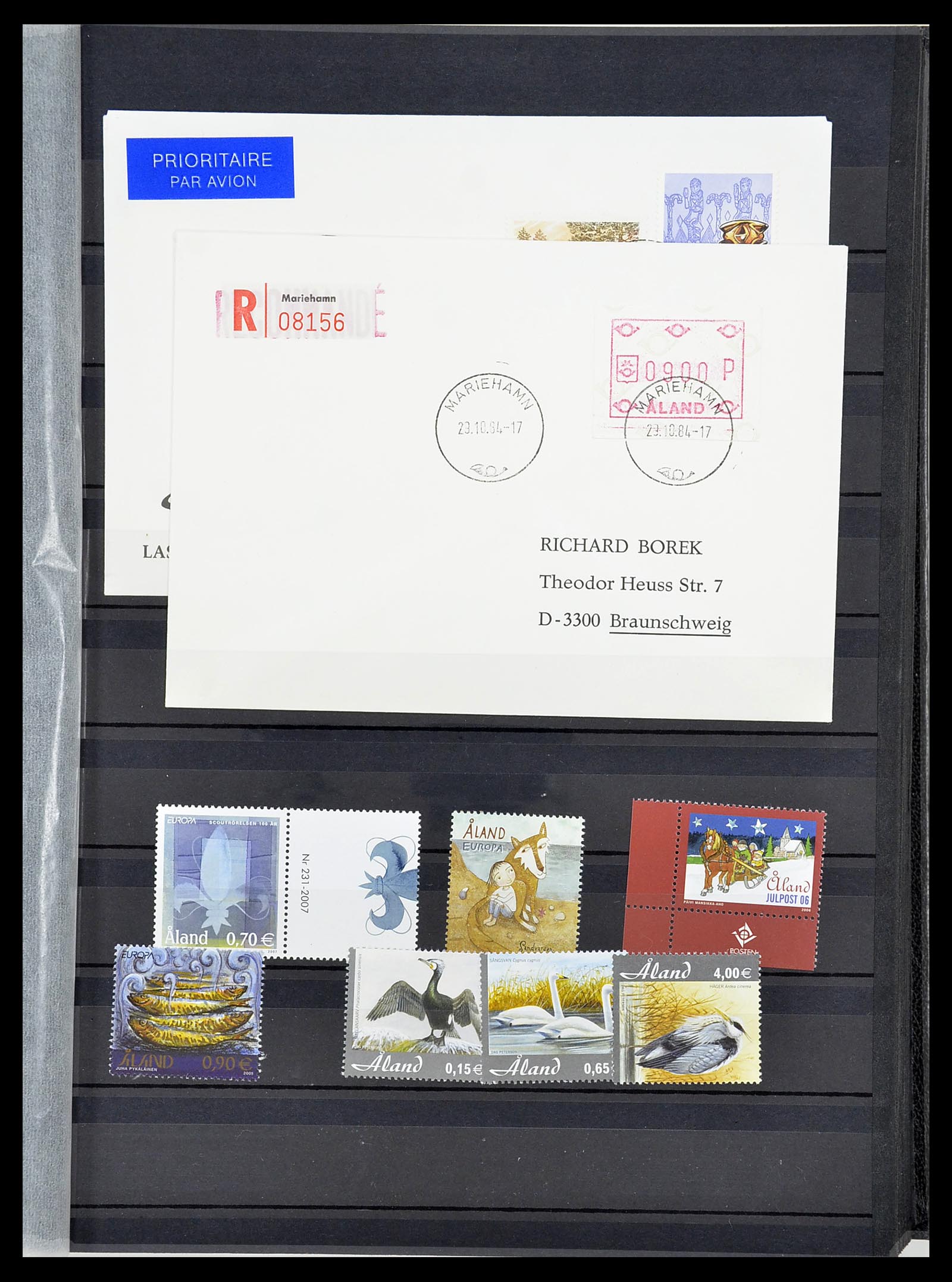 34594 027 - Postzegelverzameling 34594 Aland 1984-2010.
