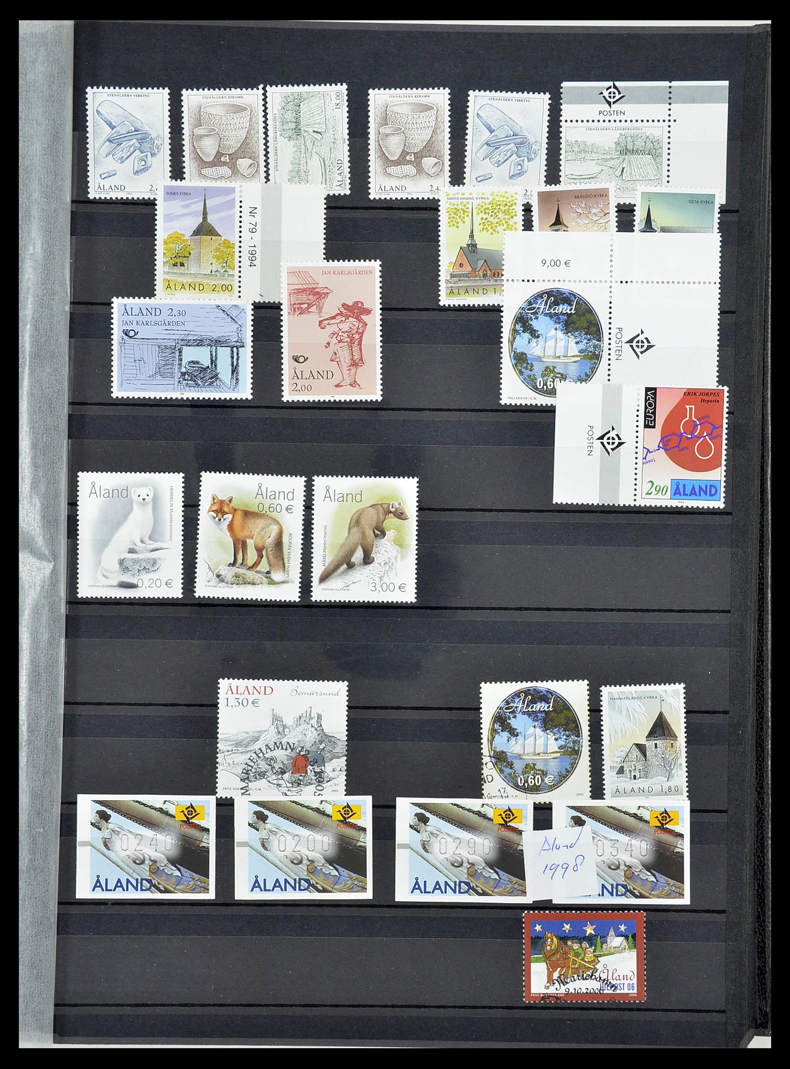 34594 031 - Postzegelverzameling 34594 Aland 1984-2010.