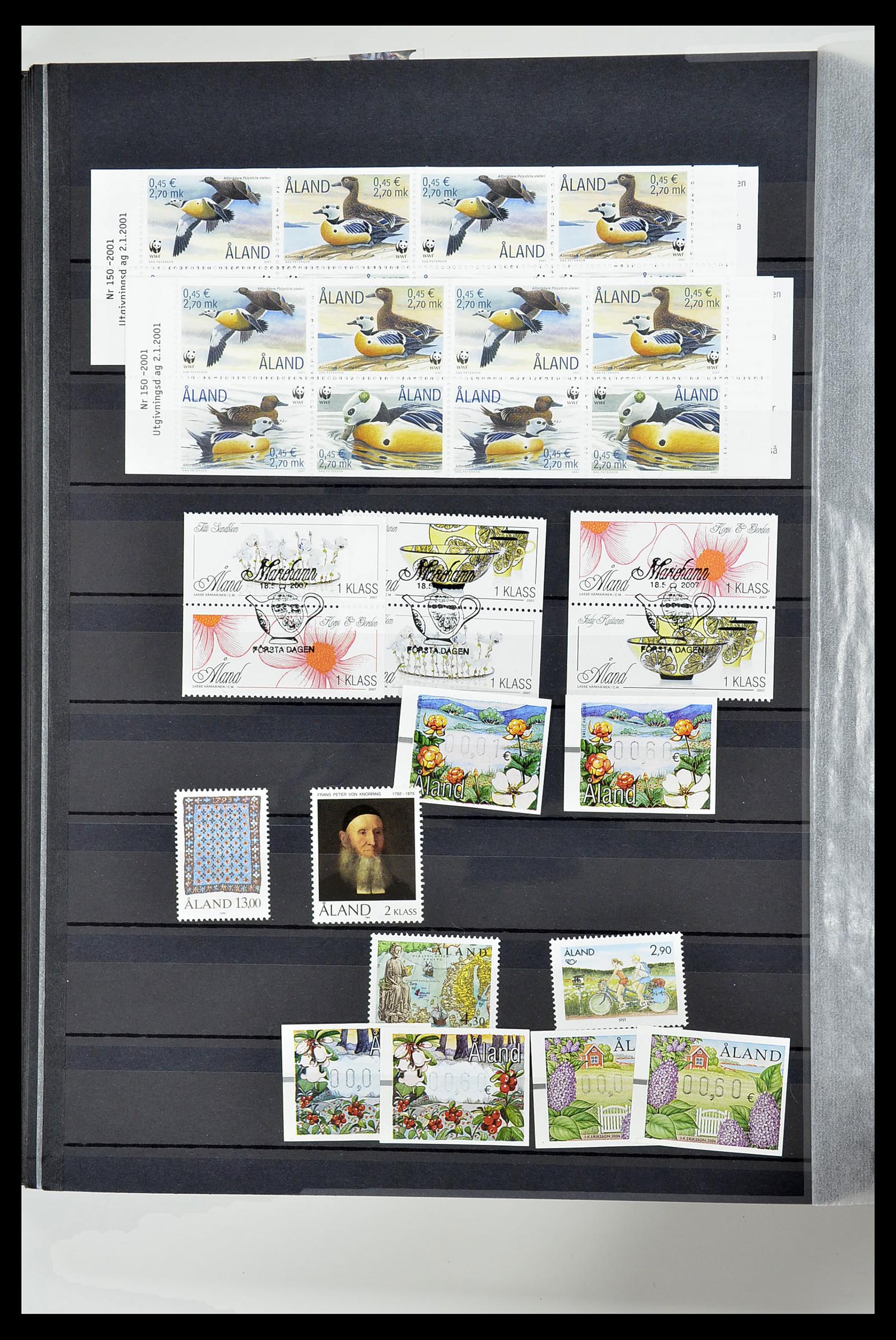 34594 032 - Postzegelverzameling 34594 Aland 1984-2010.