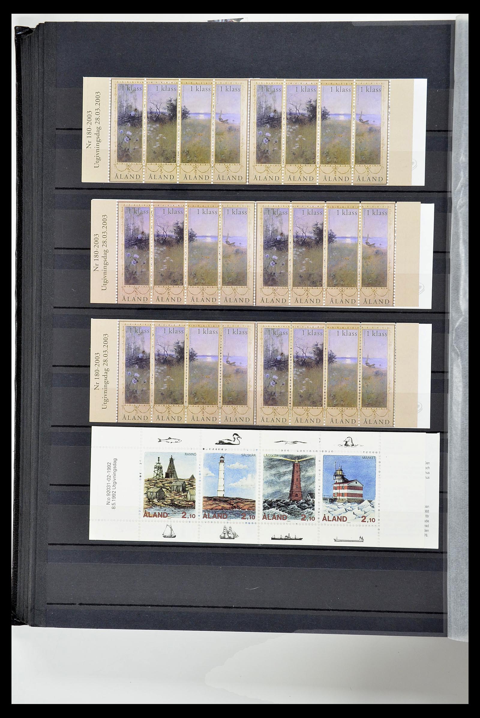 34594 035 - Postzegelverzameling 34594 Aland 1984-2010.