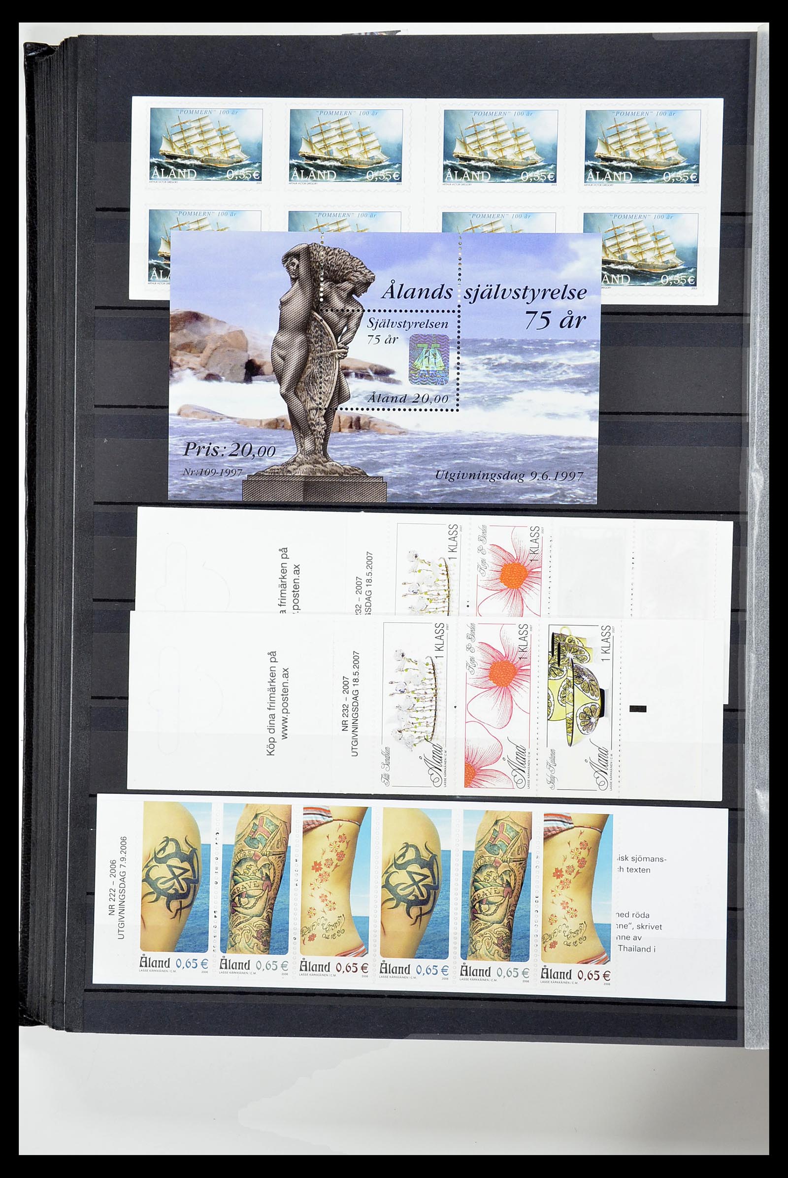 34594 036 - Postzegelverzameling 34594 Aland 1984-2010.