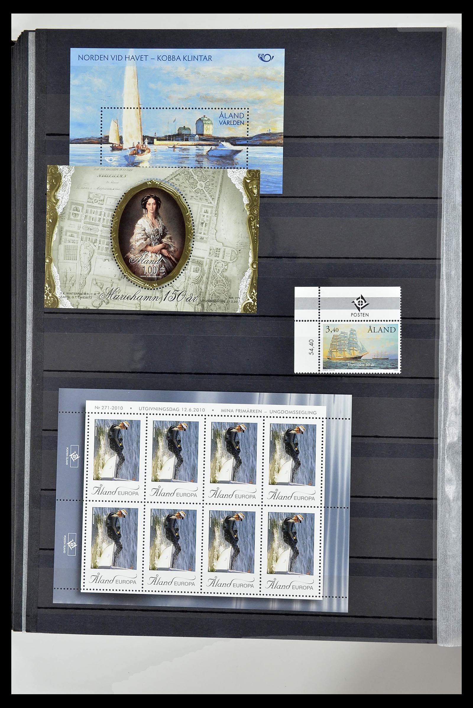 34594 040 - Postzegelverzameling 34594 Aland 1984-2010.