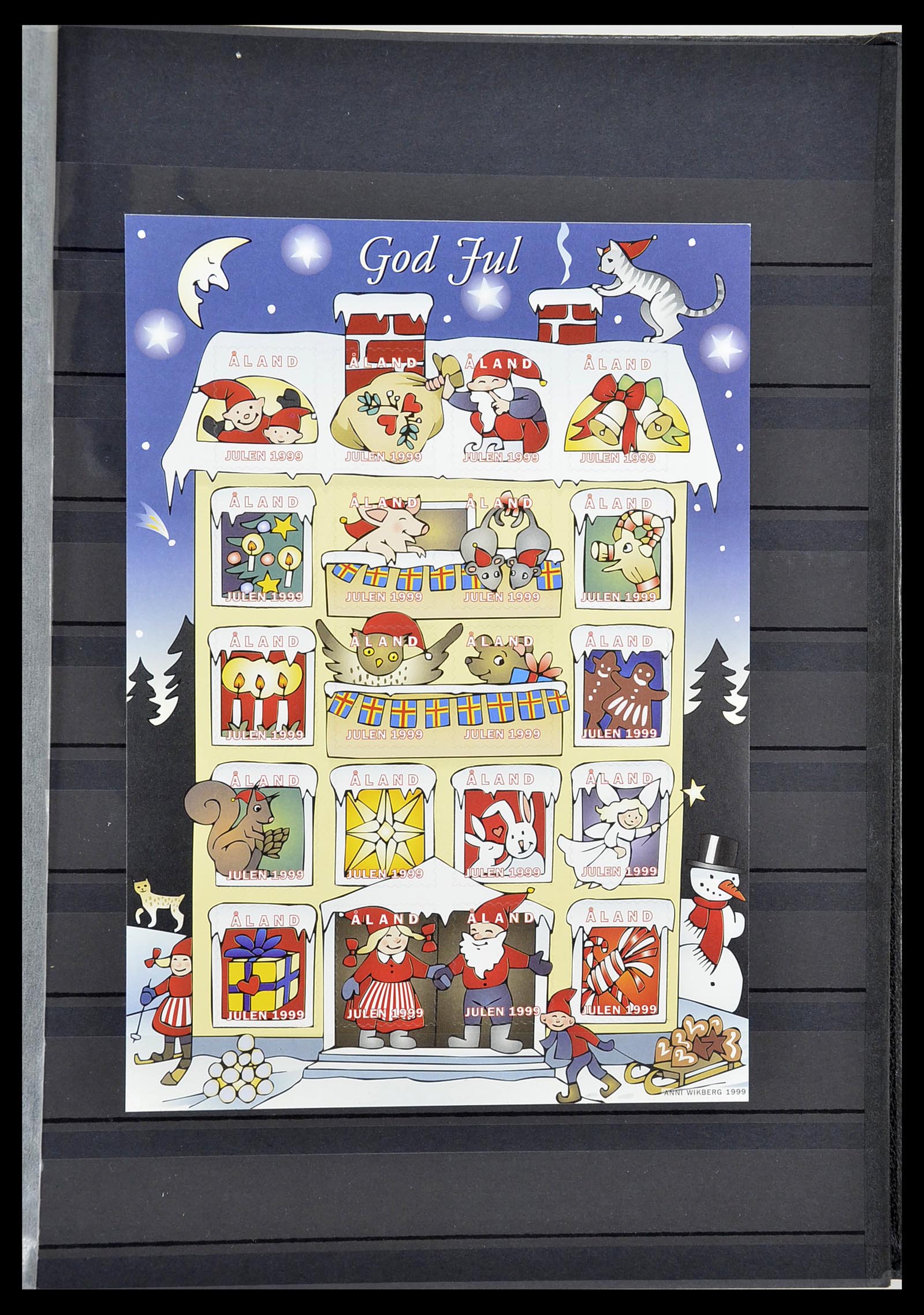 34594 043 - Postzegelverzameling 34594 Aland 1984-2010.