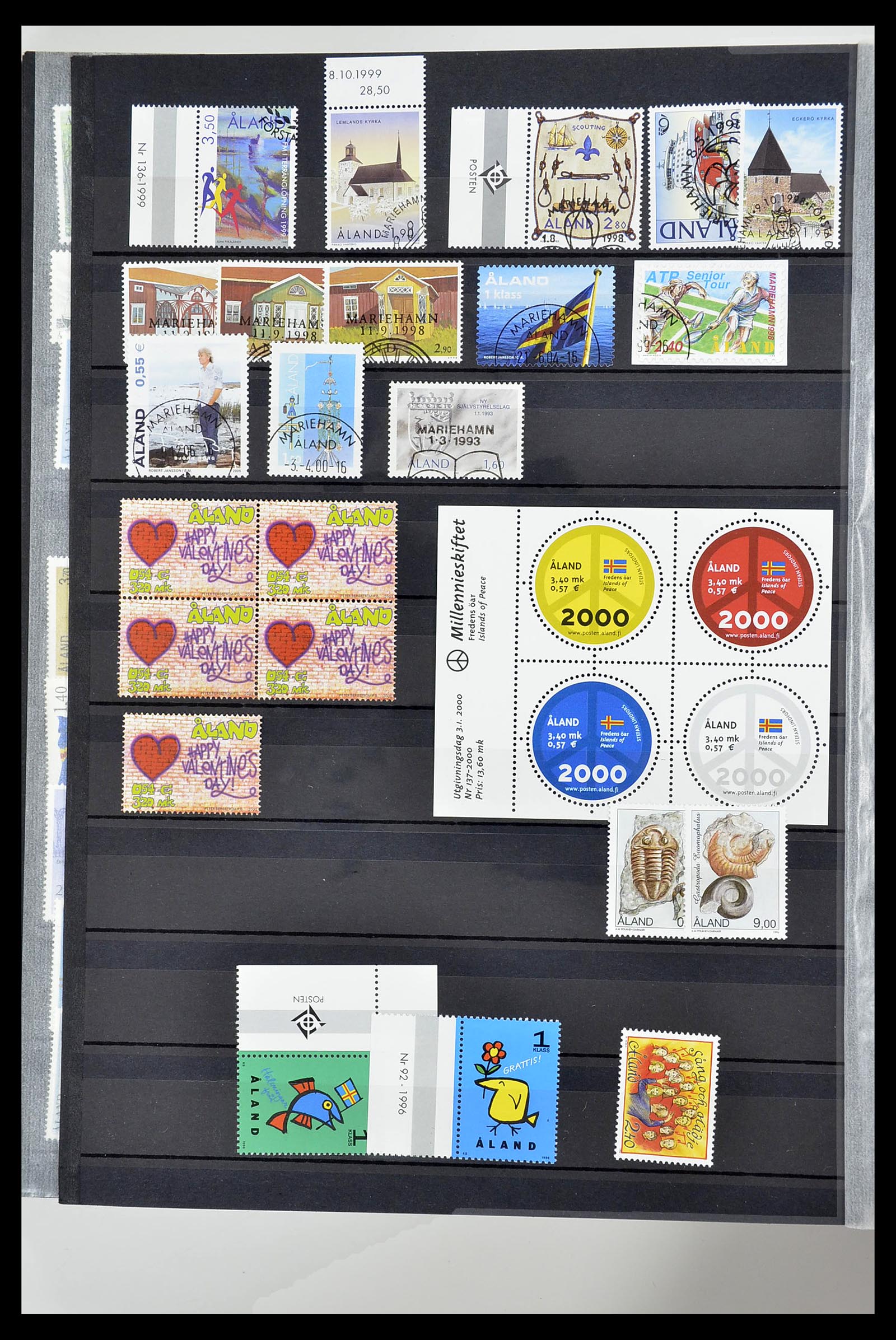 34594 044 - Postzegelverzameling 34594 Aland 1984-2010.