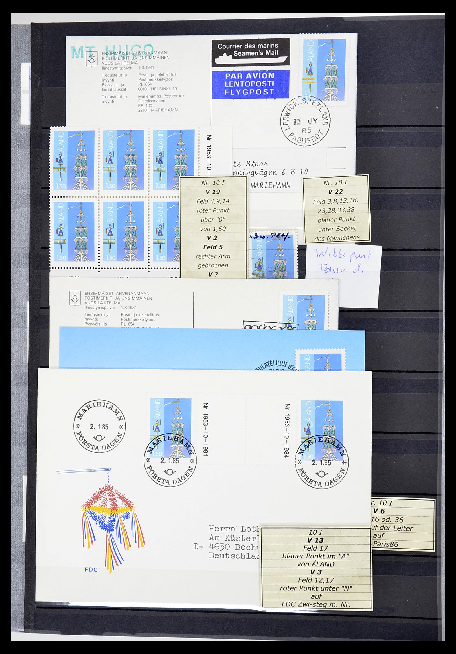 34594 054 - Postzegelverzameling 34594 Aland 1984-2010.