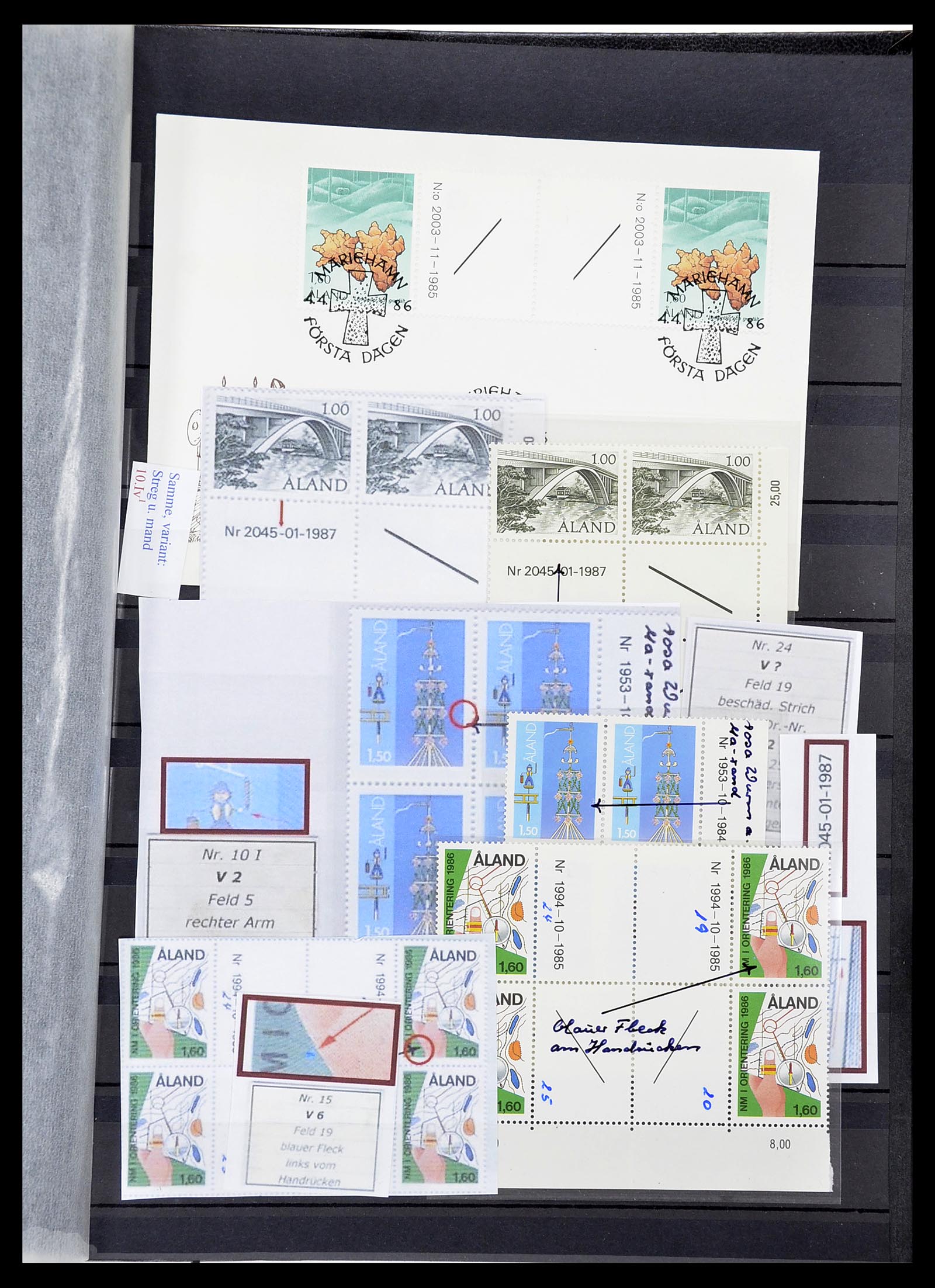 34594 055 - Postzegelverzameling 34594 Aland 1984-2010.