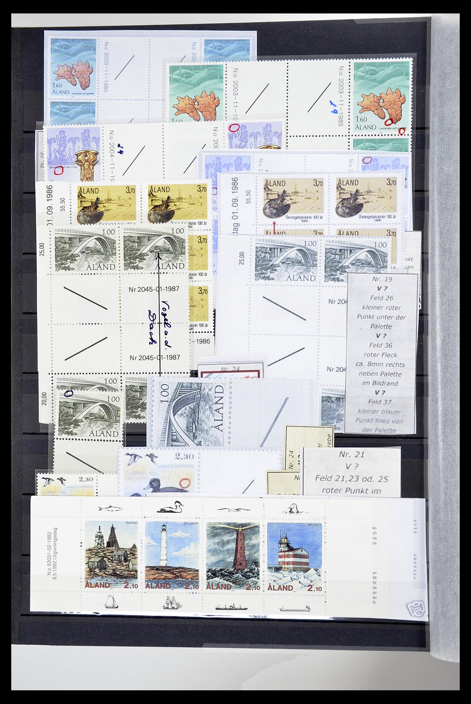 34594 056 - Postzegelverzameling 34594 Aland 1984-2010.