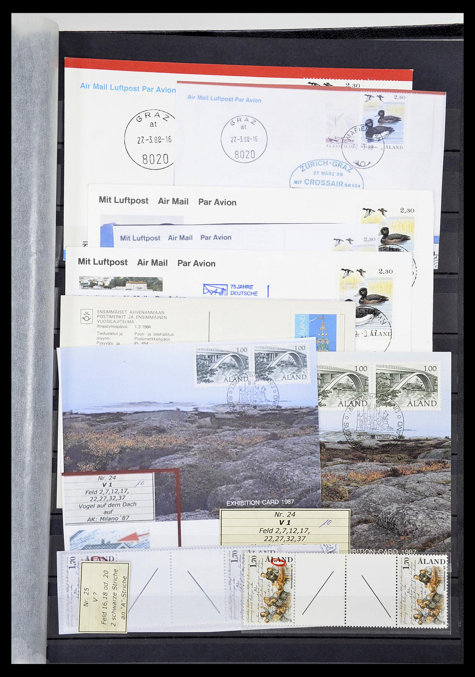 34594 057 - Postzegelverzameling 34594 Aland 1984-2010.